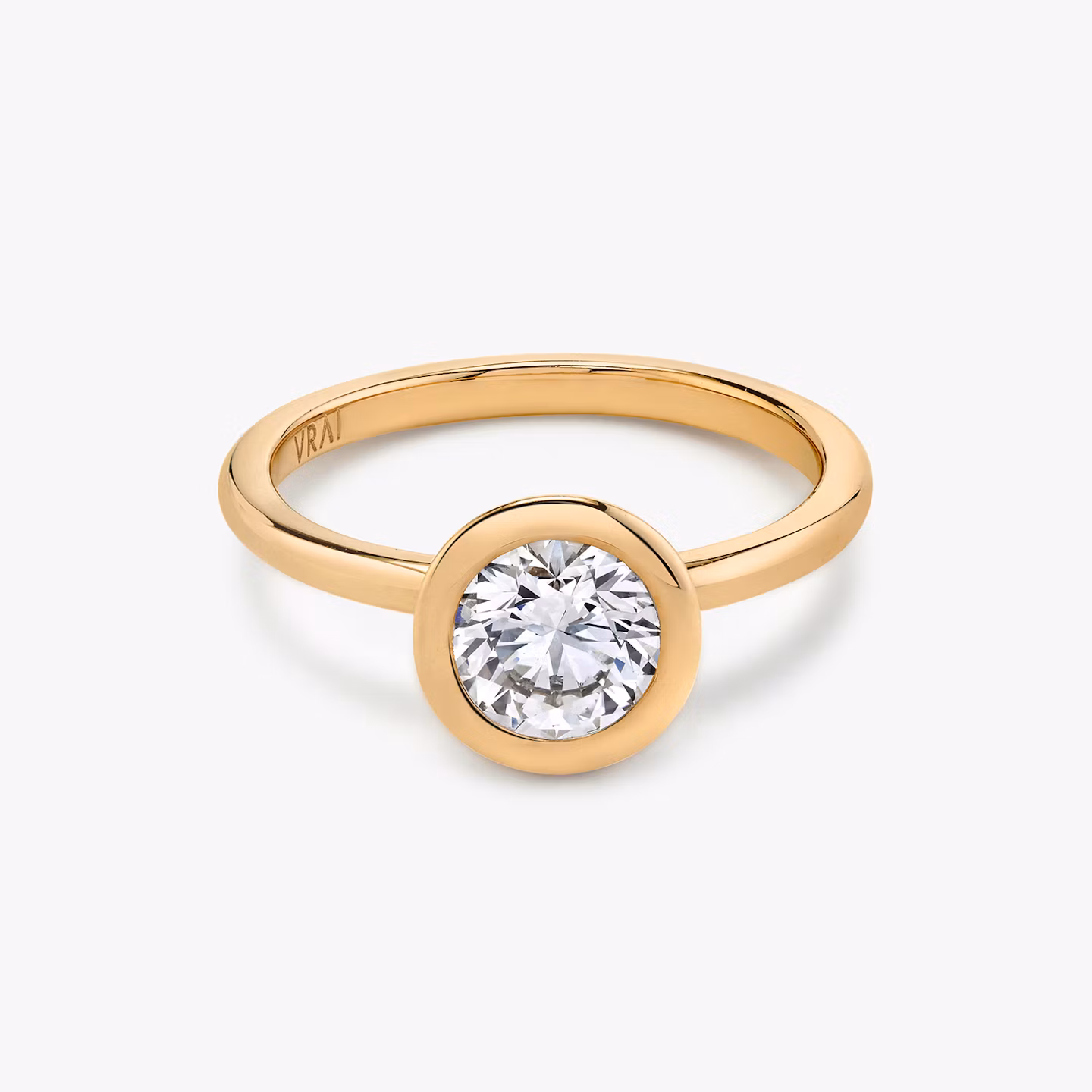 The Signature Bezel Round Brilliant | Rose Gold