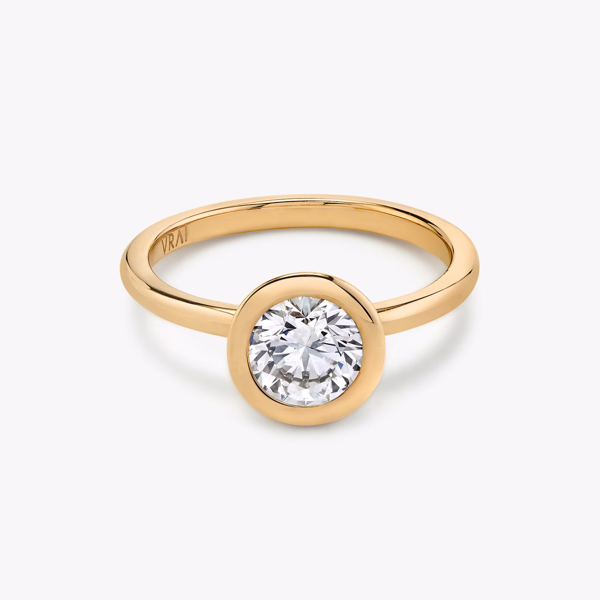 The Signature Bezel Round Brilliant | Rose Gold