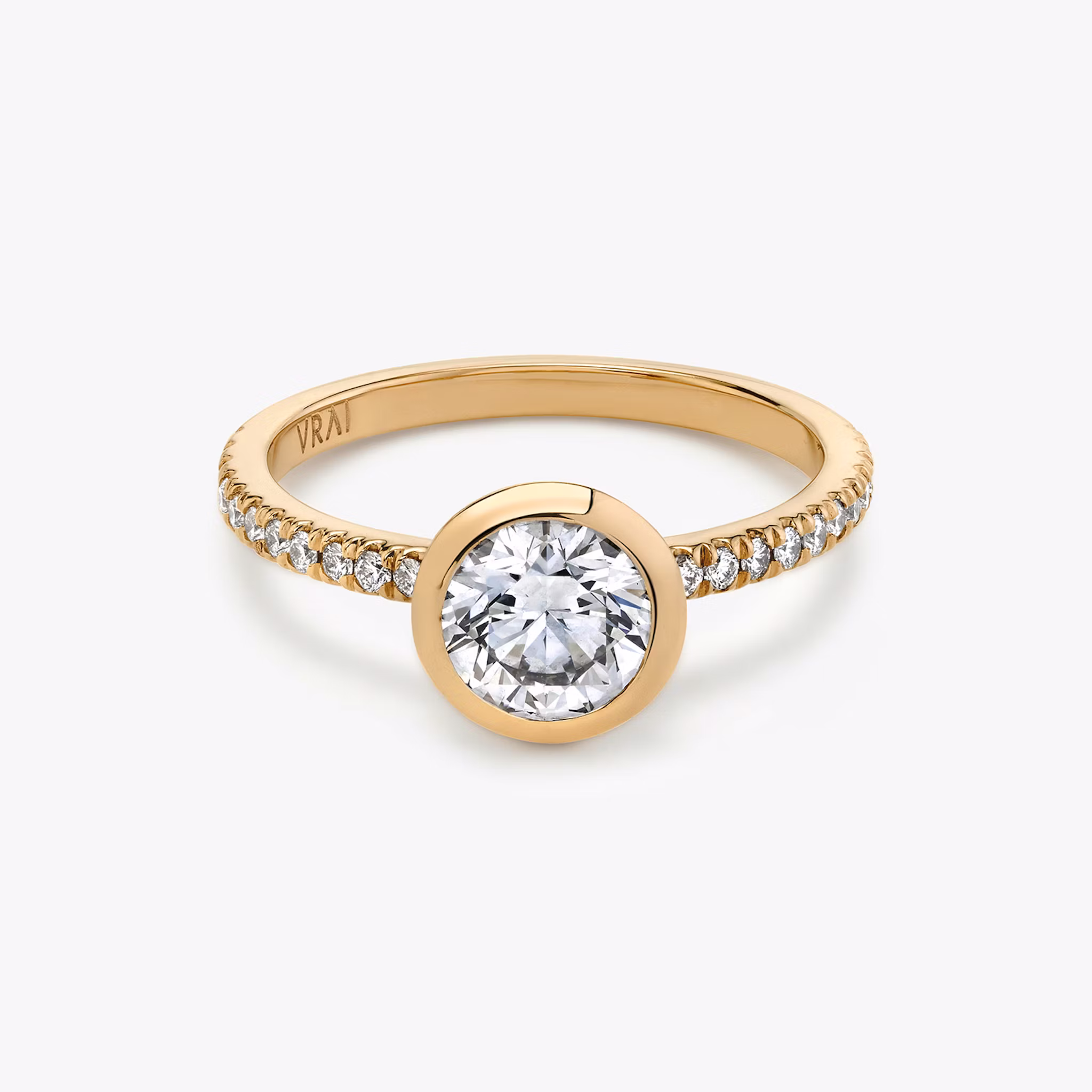 The Signature Bezel Round Brilliant | Rose Gold