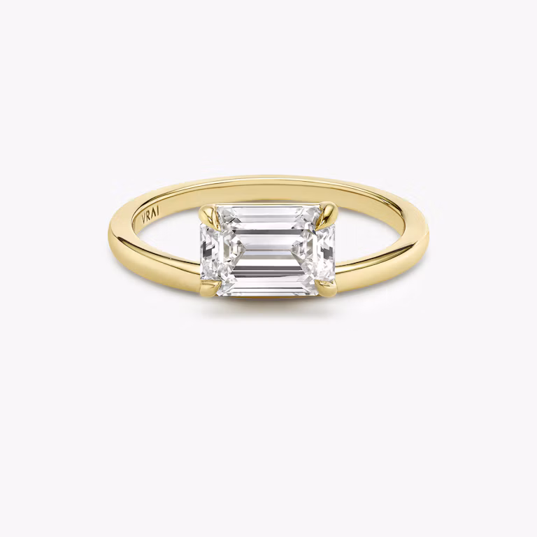 Emerald Engagement Ring