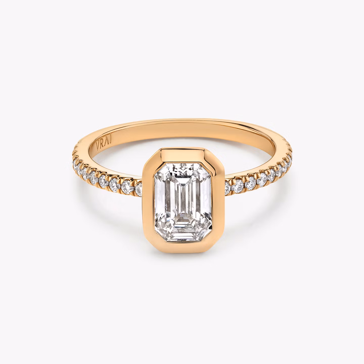 The Signature Bezel Emerald | Rose Gold