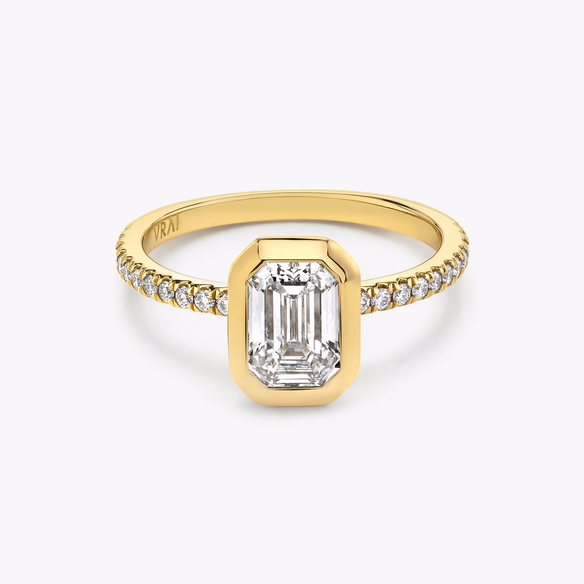 The Signature Bezel Emerald | Yellow Gold