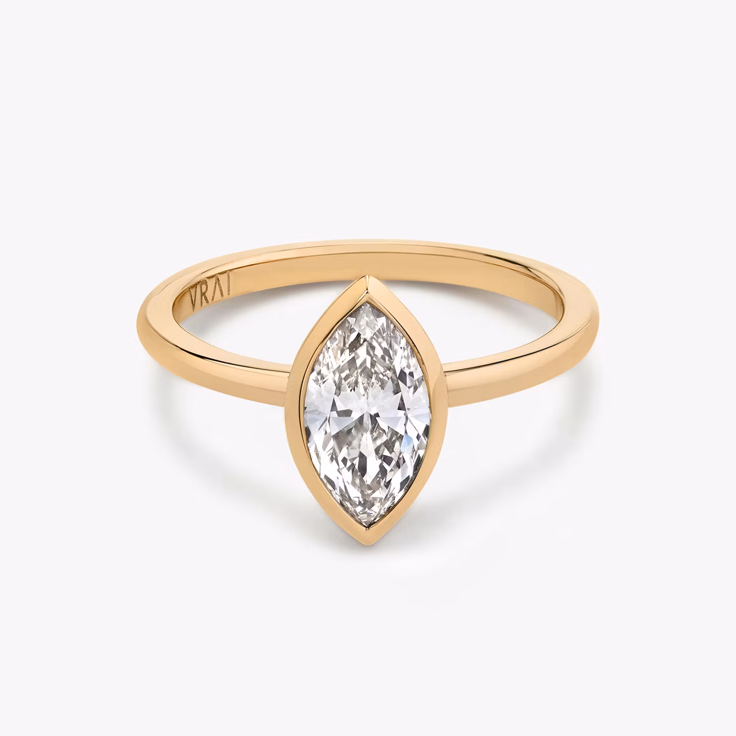 The Signature Bezel Marquise | Rose Gold