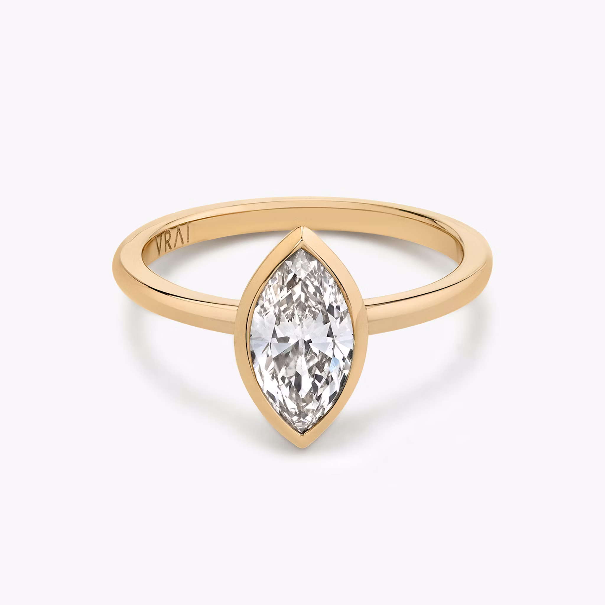 The Signature Bezel Marquise | Rose Gold