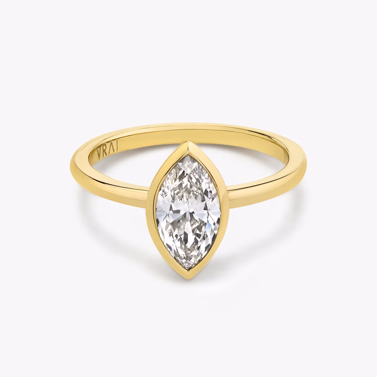 The Signature Bezel Marquise | Yellow Gold