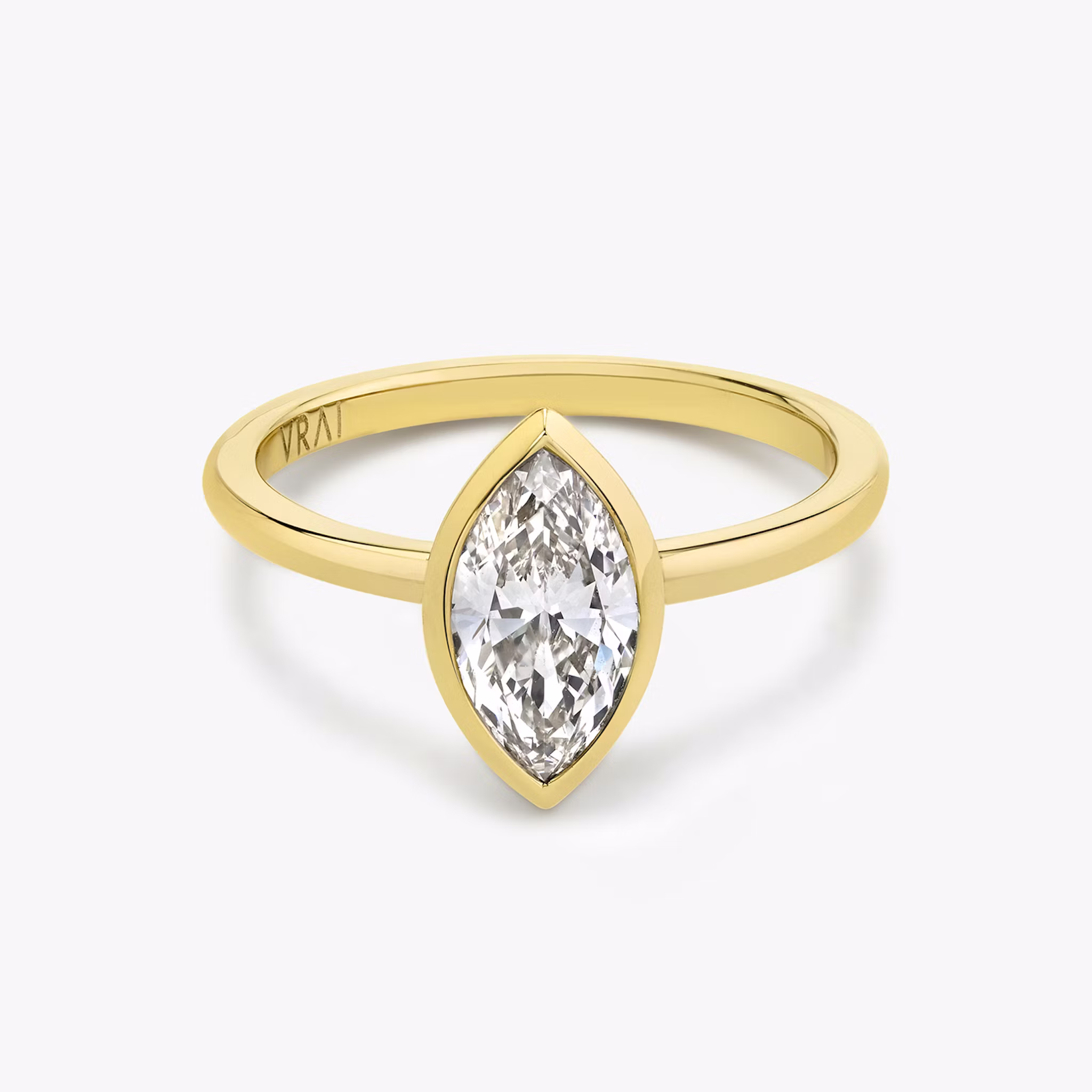 The Signature Bezel Marquise | Yellow Gold