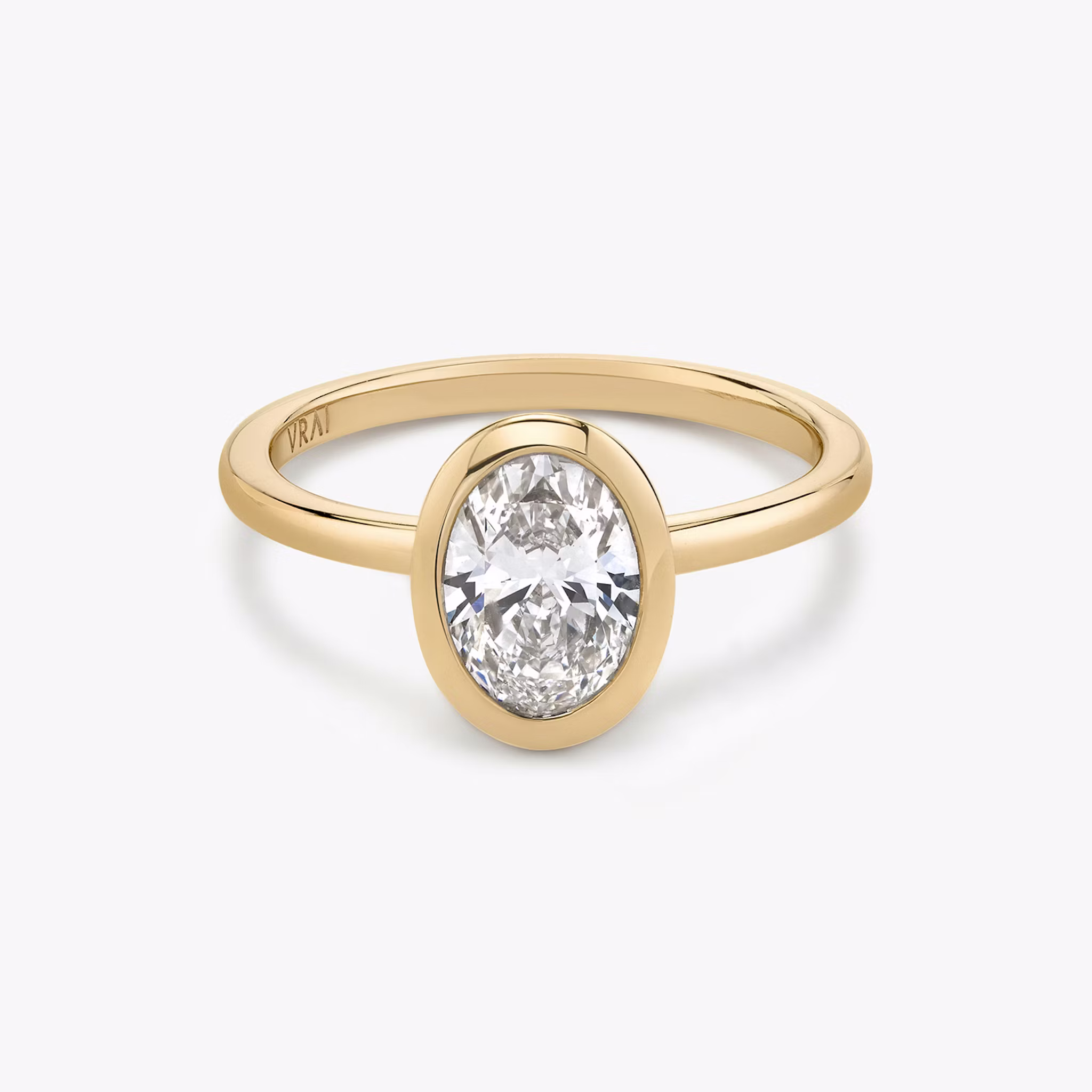 Signature Bezel Oval | Rose Gold