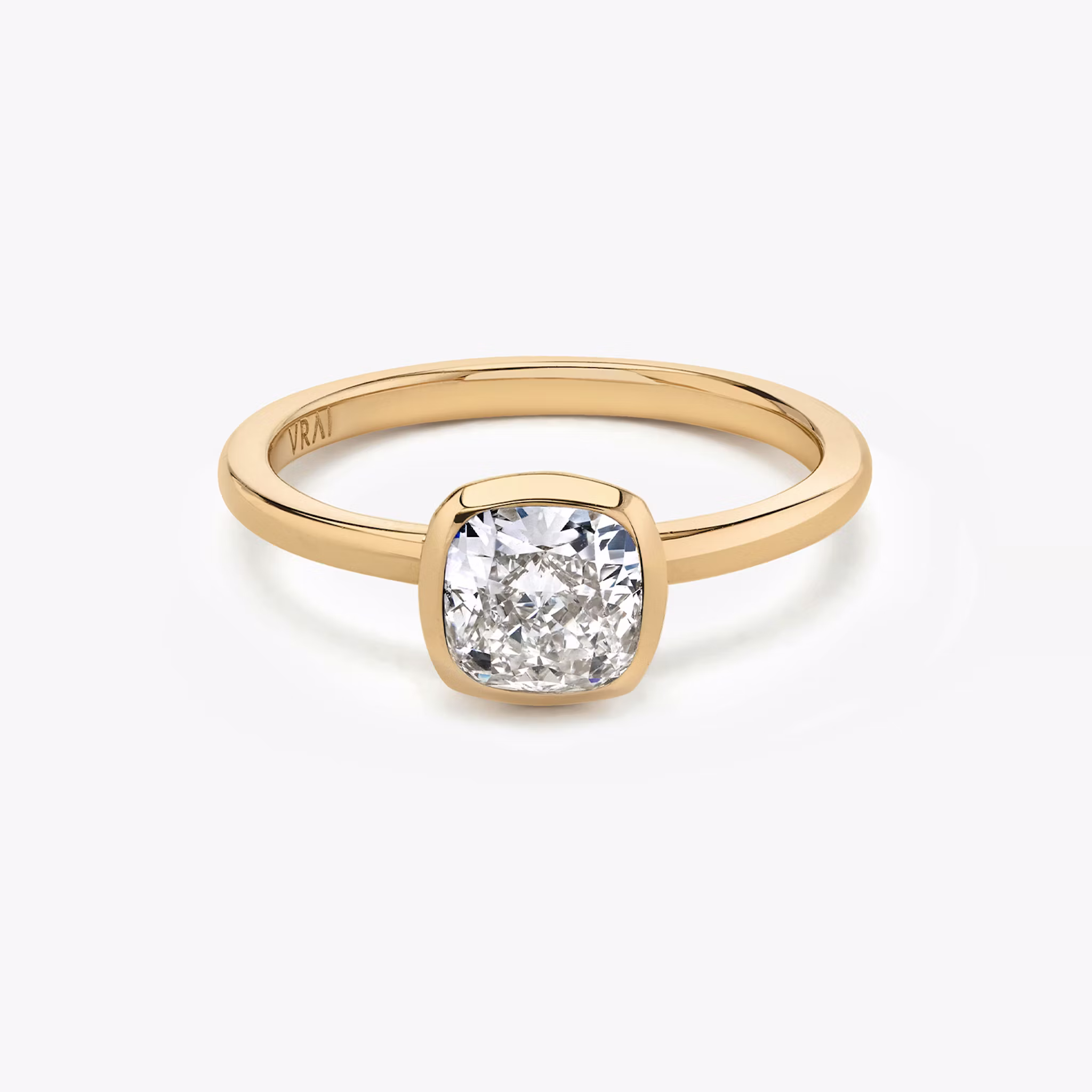 The Signature Bezel Cushion | Rose Gold