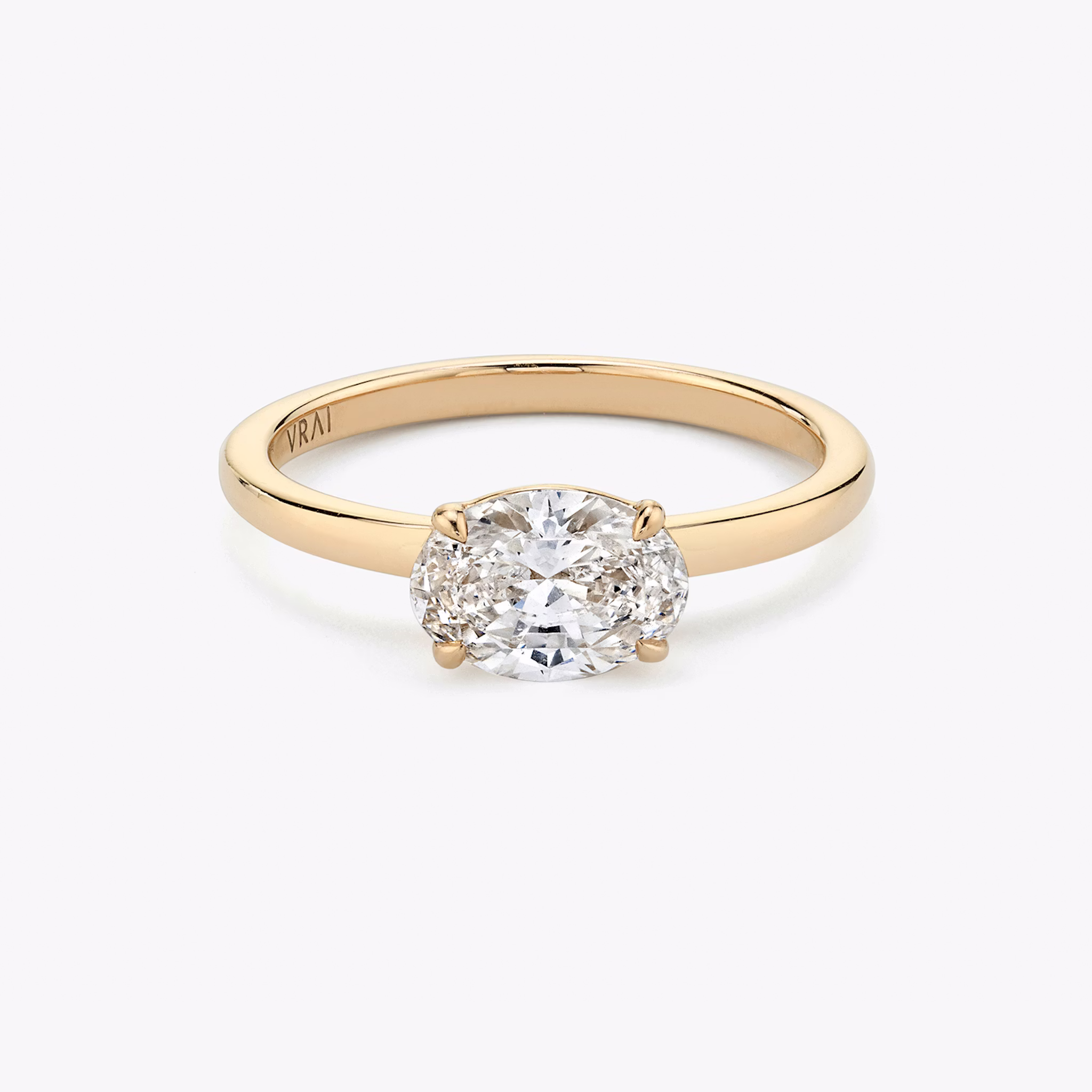 Signature East West Oval Ring