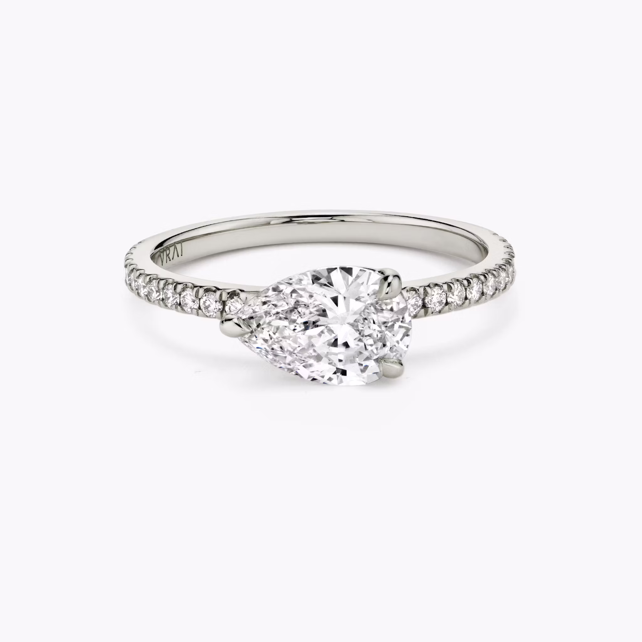 Signature Pear | White Gold