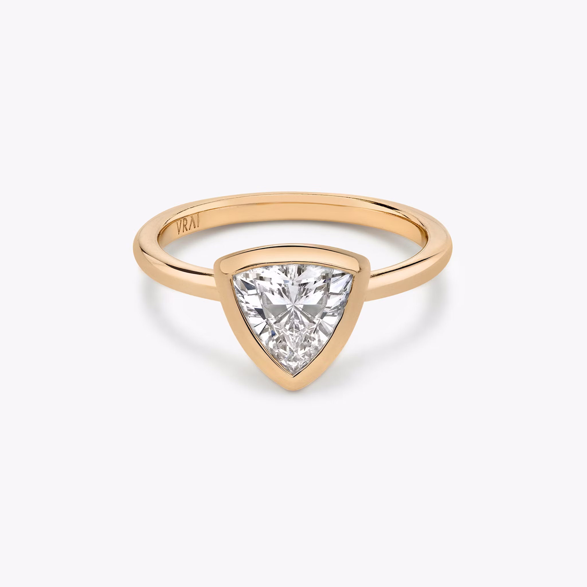 The Signature Bezel Trillion | Rose Gold