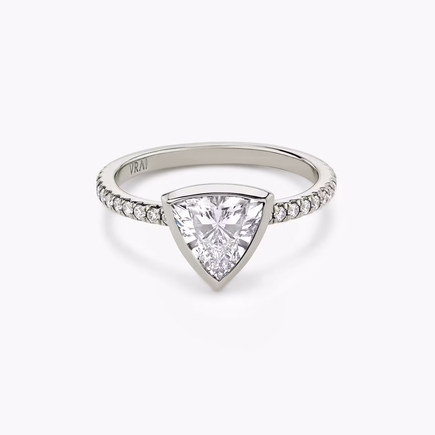 The Signature Bezel Trillion | White Gold