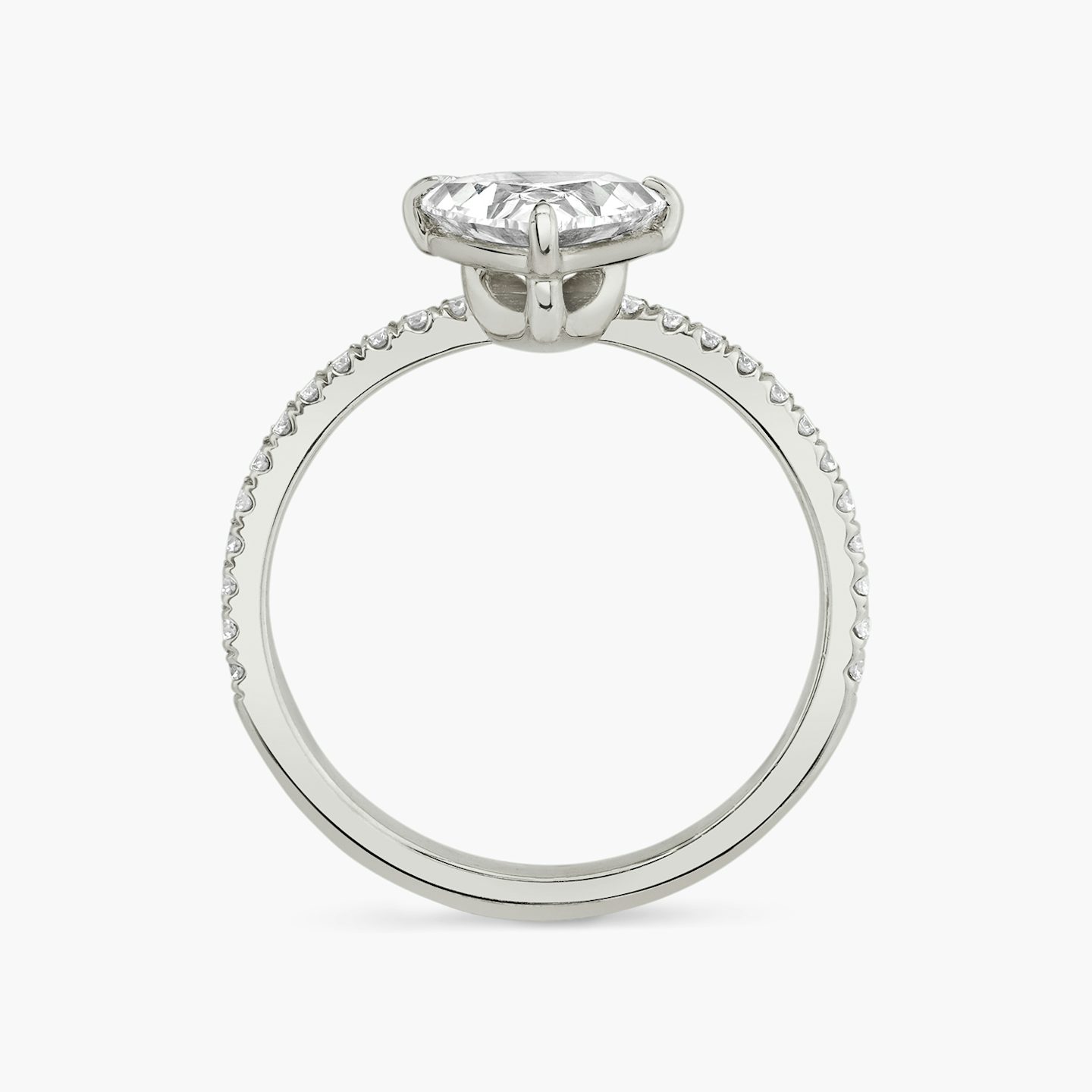 The Hover | Trillion | Platinum | bandAccent: Pavé | diamondOrientation: vertical | caratWeight: other