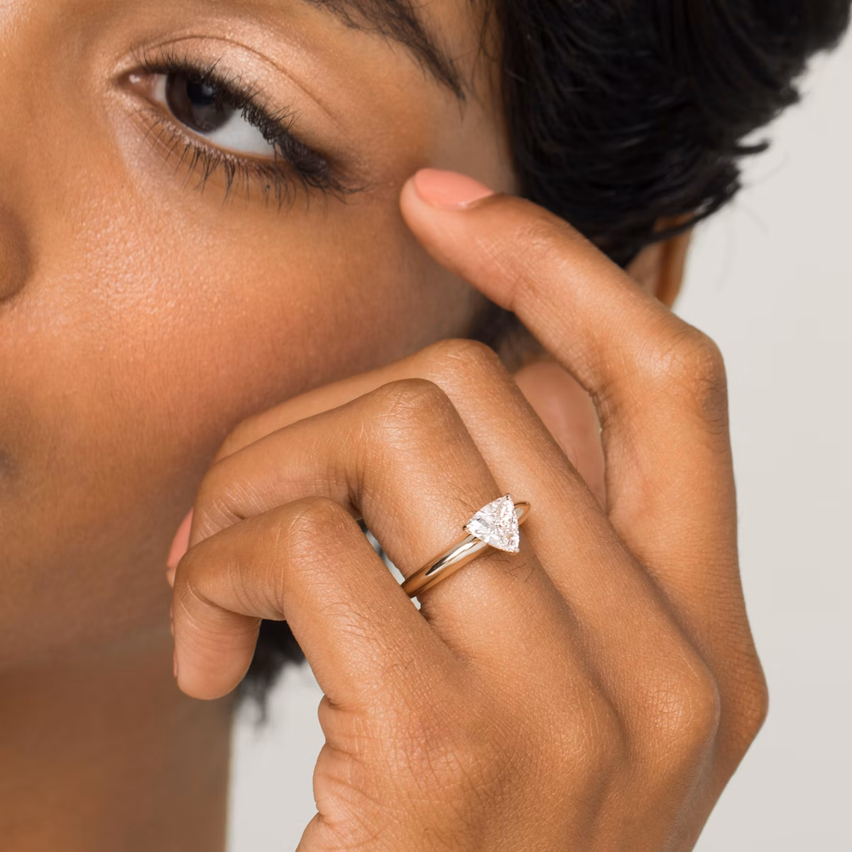 The Curator | Trillion | Platinum | bandAccent: Plain | diamondOrientation: vertical | caratWeight: other