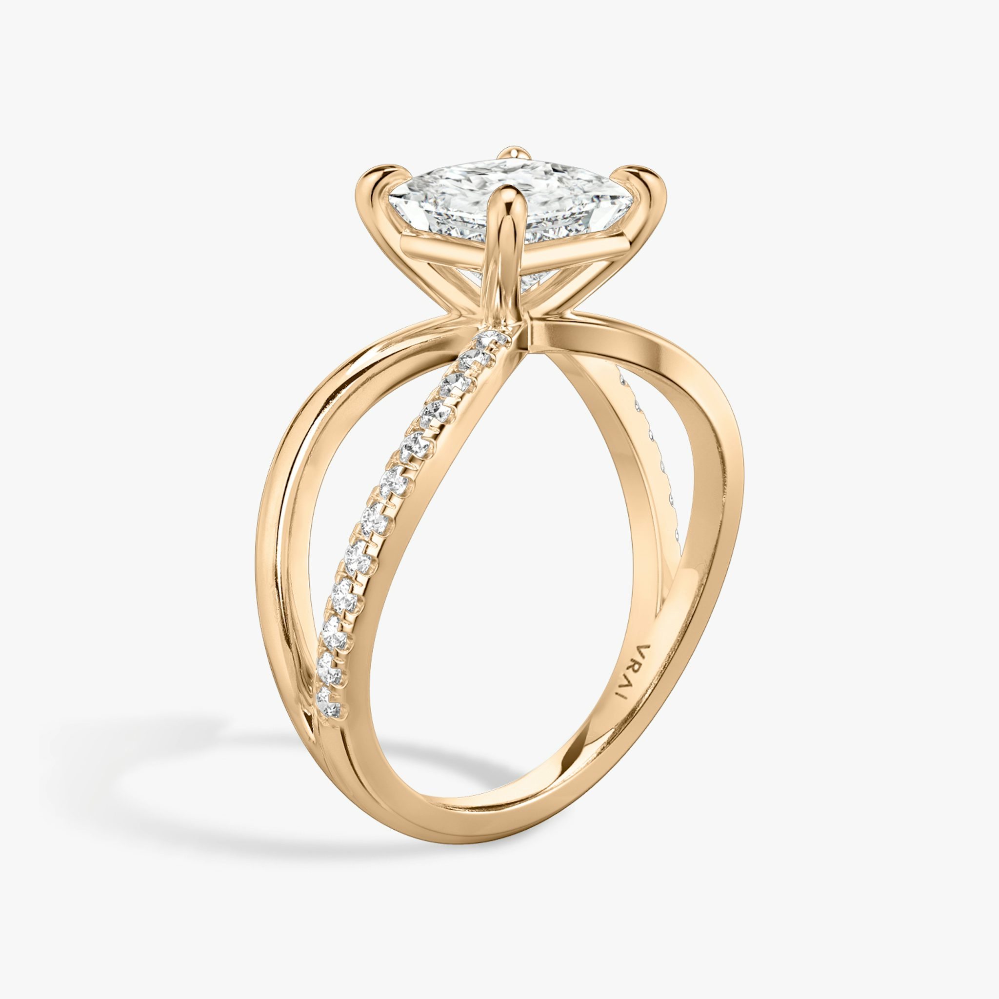 Duet Princess Diamond Ring