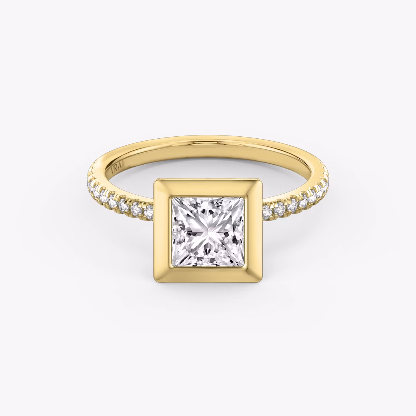 The Signature Bezel Princess | Yellow Gold