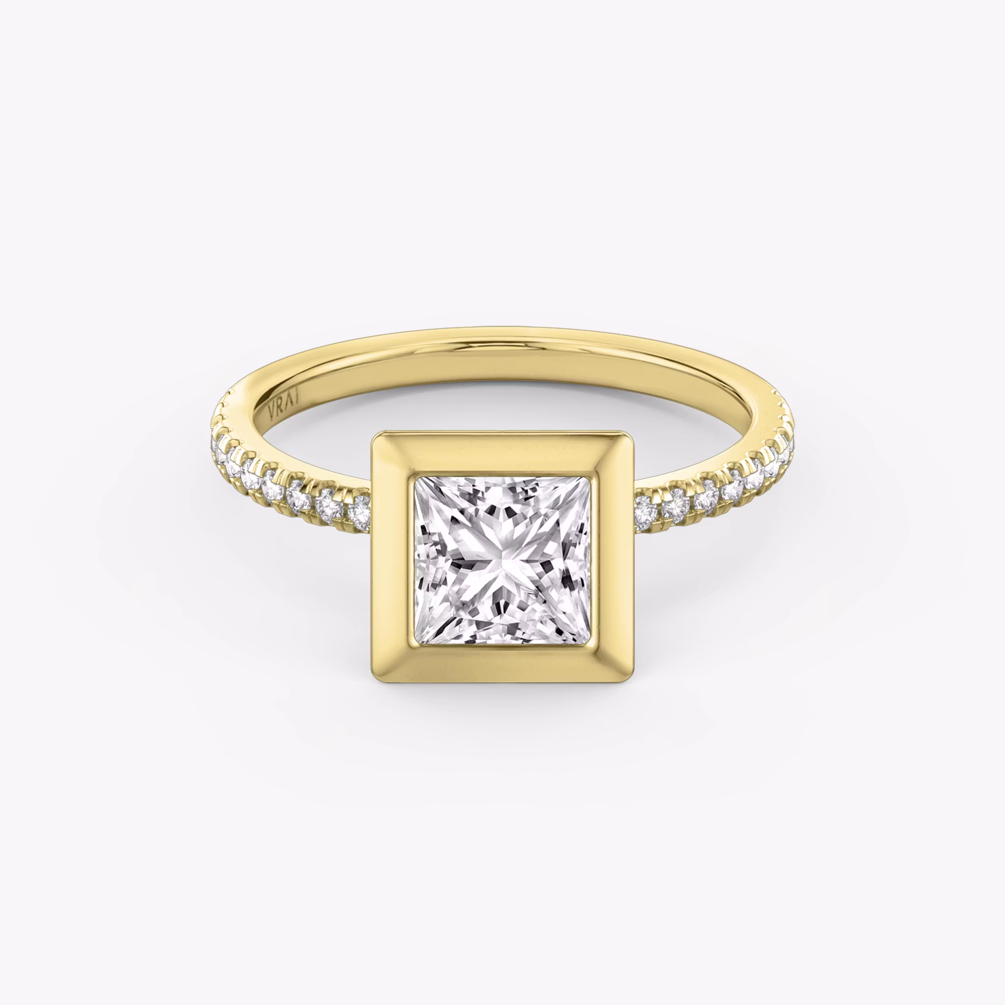The Signature Bezel Princess | Yellow Gold