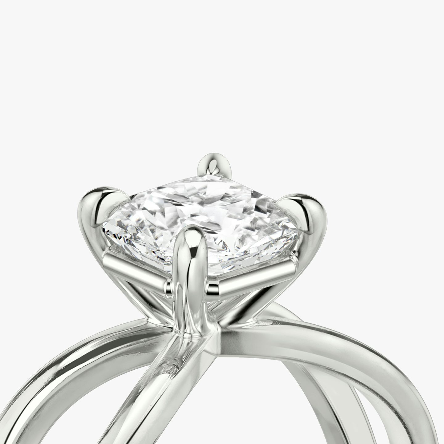 The Duet | Asscher | Platinum | bandAccent: Plain | diamondOrientation: vertical | caratWeight: other