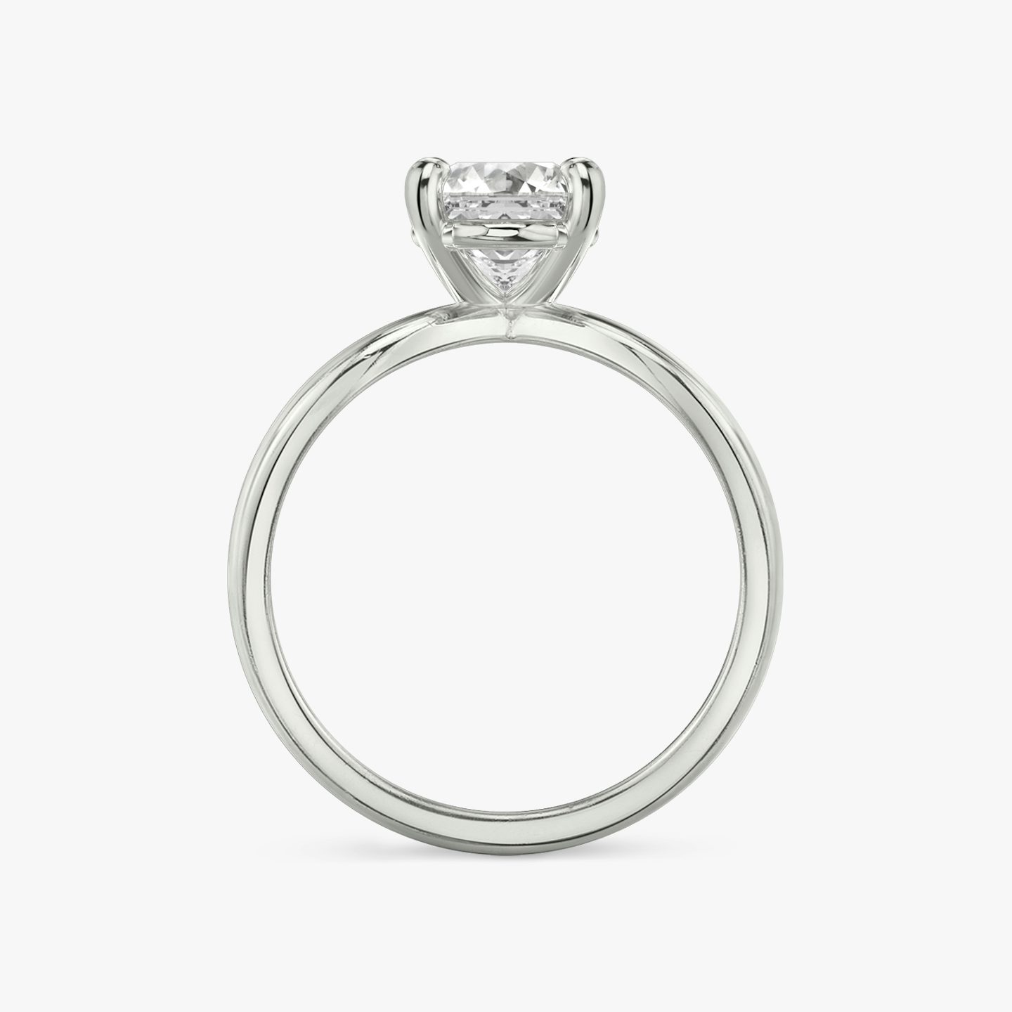 The Duet | Asscher | Platinum | bandAccent: Plain | diamondOrientation: vertical | caratWeight: other