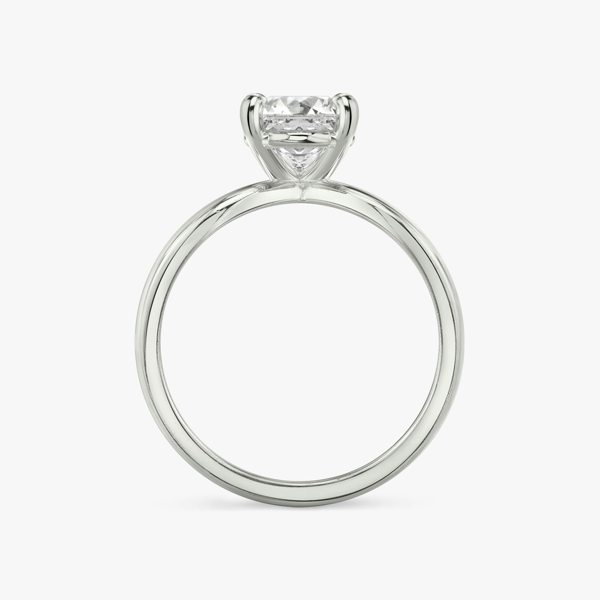 The Duet | Asscher | Platinum | bandAccent: Plain | diamondOrientation: vertical | caratWeight: other