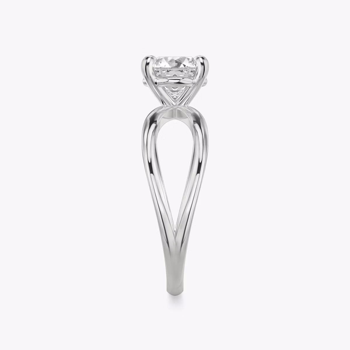 The Duet | Asscher | Platinum | bandAccent: Plain | diamondOrientation: vertical | caratWeight: other