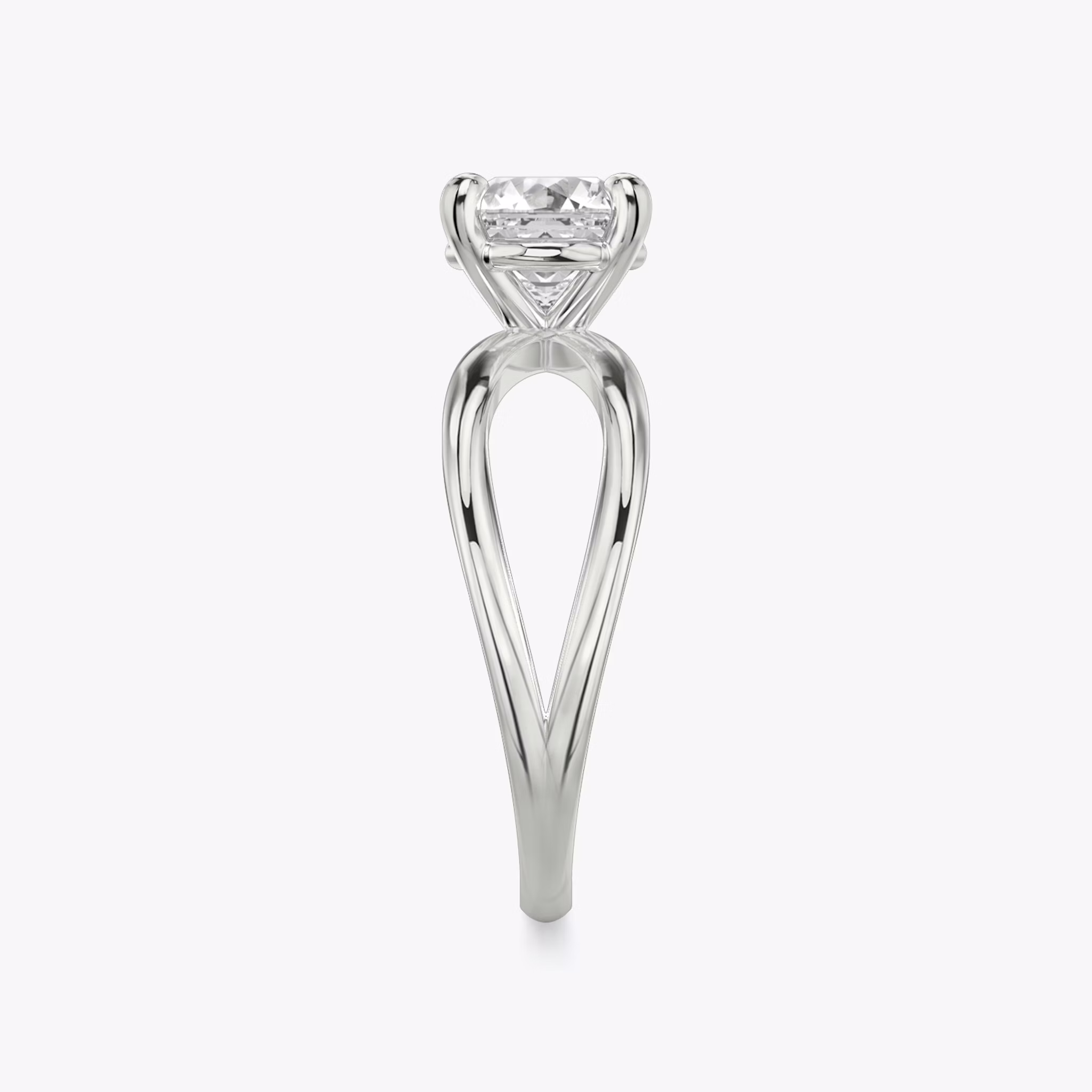 The Duet | Asscher | Platinum | bandAccent: Plain | diamondOrientation: vertical | caratWeight: other