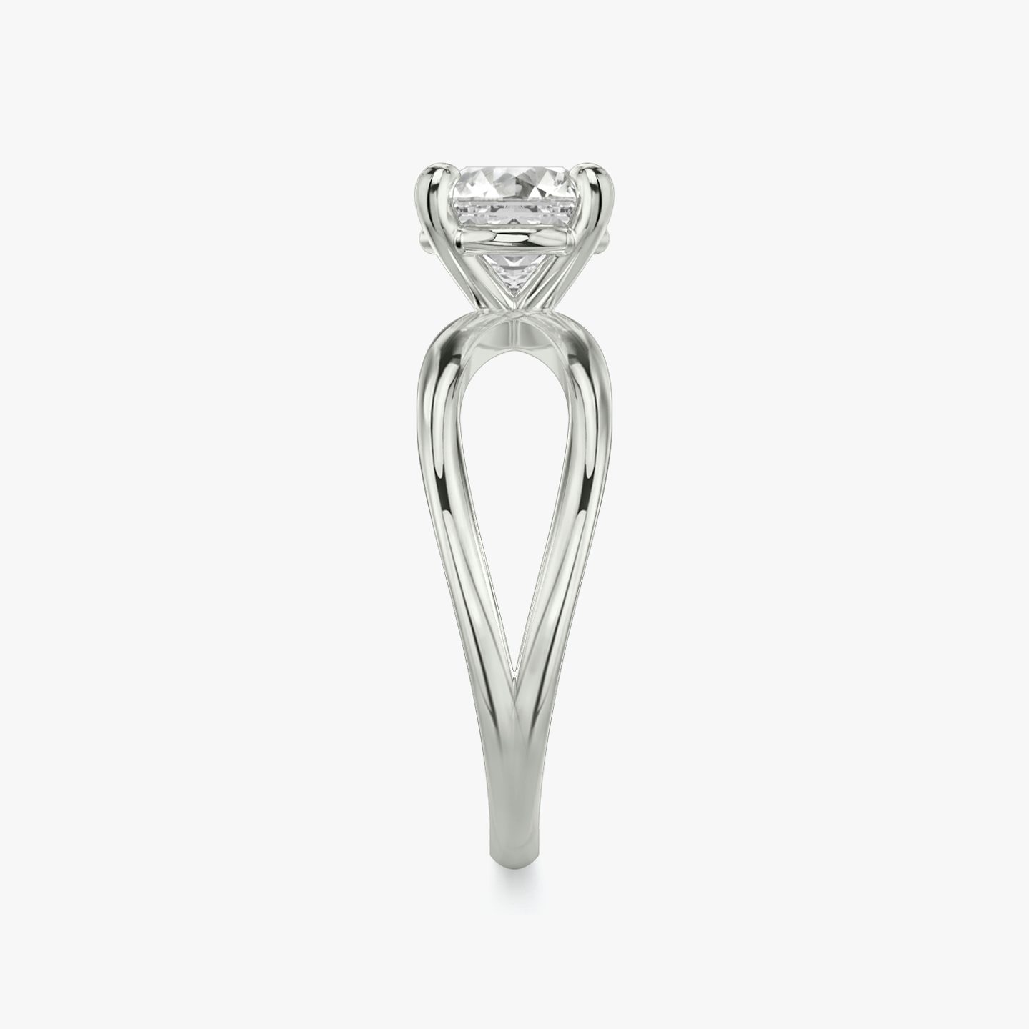 The Duet | Asscher | Platinum | bandAccent: Plain | diamondOrientation: vertical | caratWeight: other