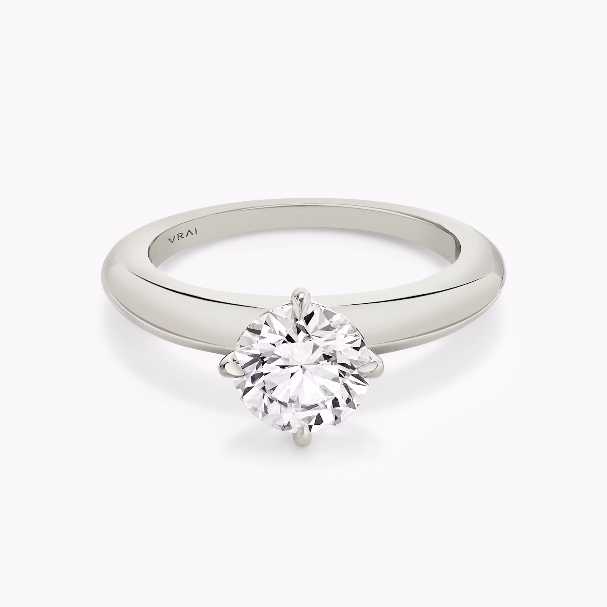 Curator | Rund | 18k | Weißgold | bandAccent: Ohne Pavé-Besatz | caratWeight: 2.0ct | diamondOrientation: vertical