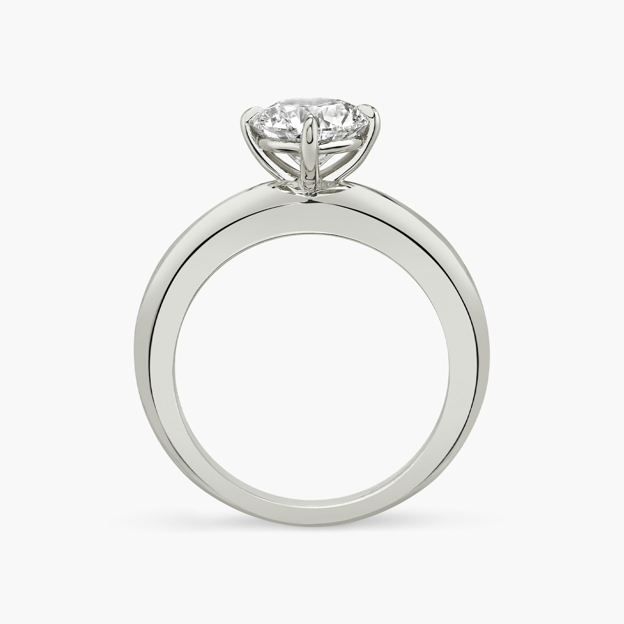 Curator | Rund | 18k | Weißgold | bandAccent: Ohne Pavé-Besatz | caratWeight: 2.0ct | diamondOrientation: vertical