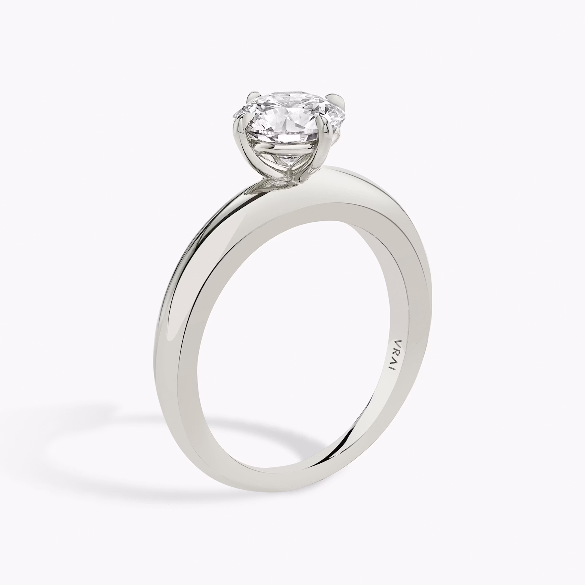 Curator | Rund | 18k | Weißgold | bandAccent: Ohne Pavé-Besatz | caratWeight: 2.0ct | diamondOrientation: vertical