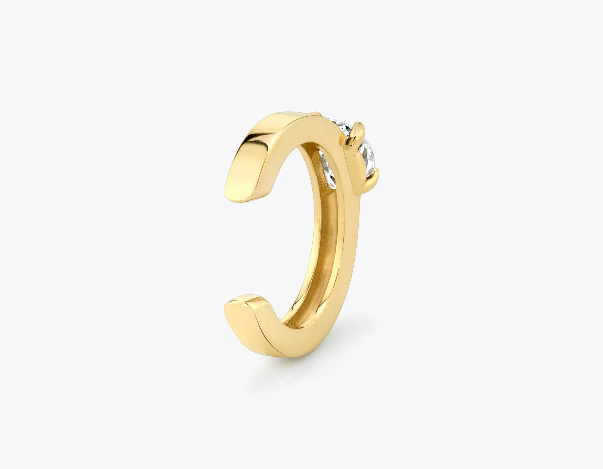 Half Moon Ear Cuff | Halbmond | 14k | Gelbgold