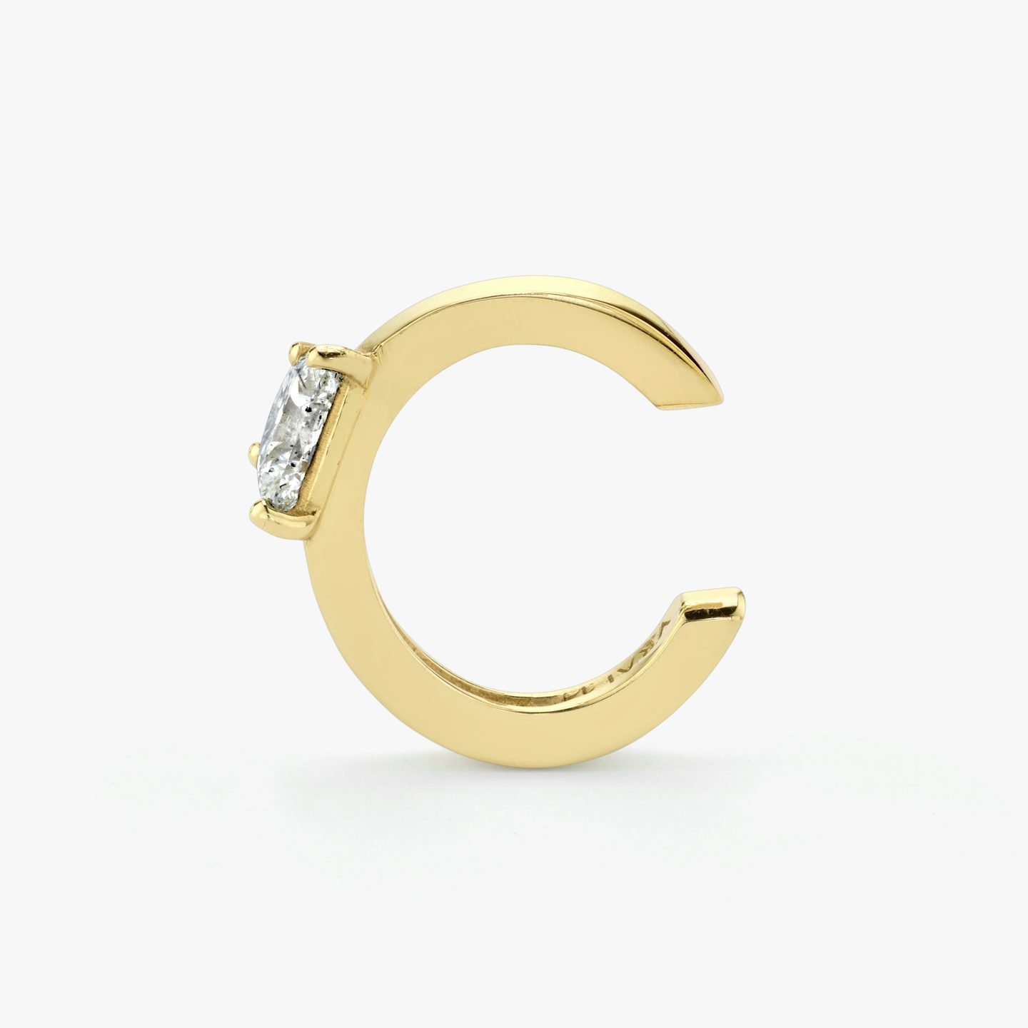 Half Moon Ear Cuff | Half Moon | 14k | Yellow Gold