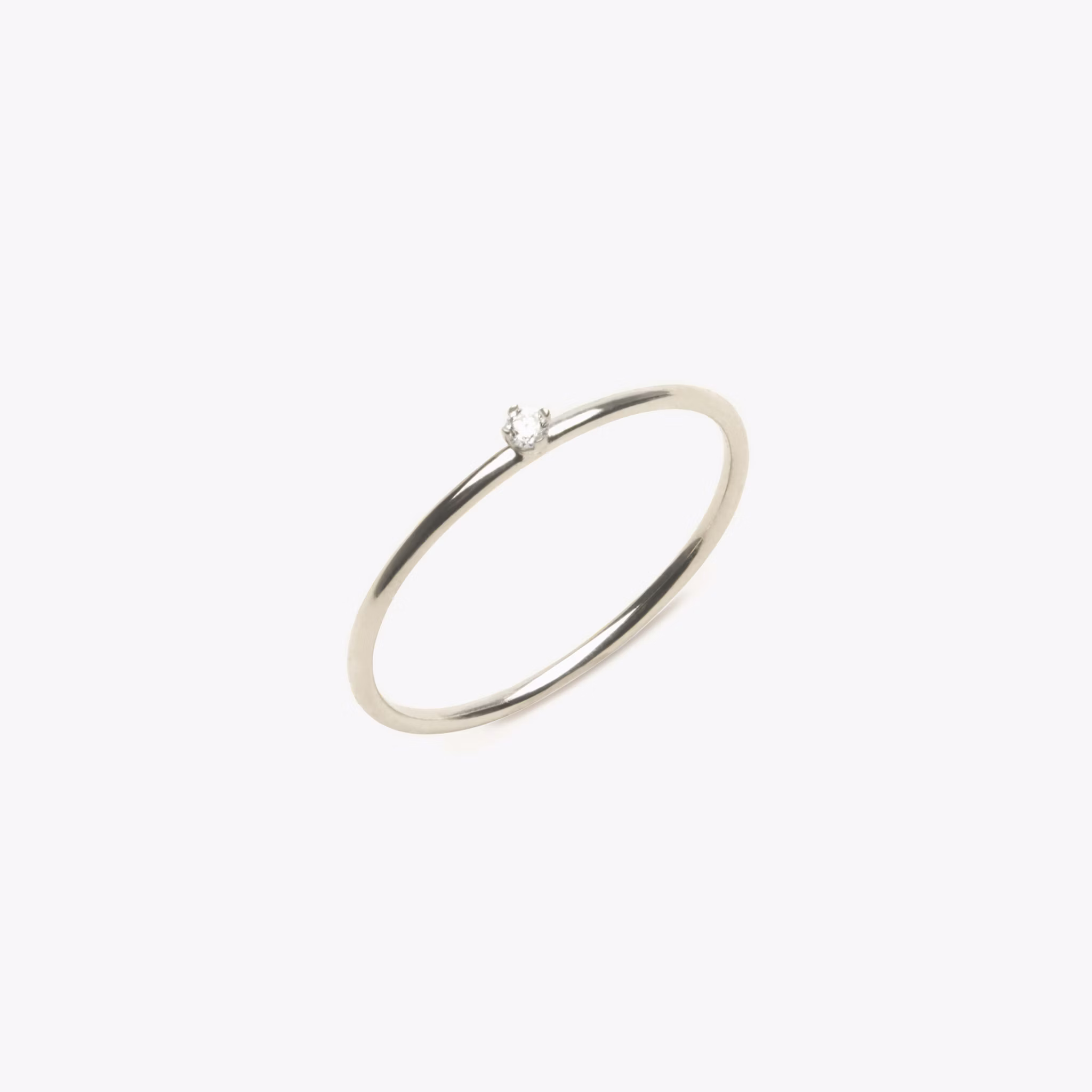 Tiny diamond ring