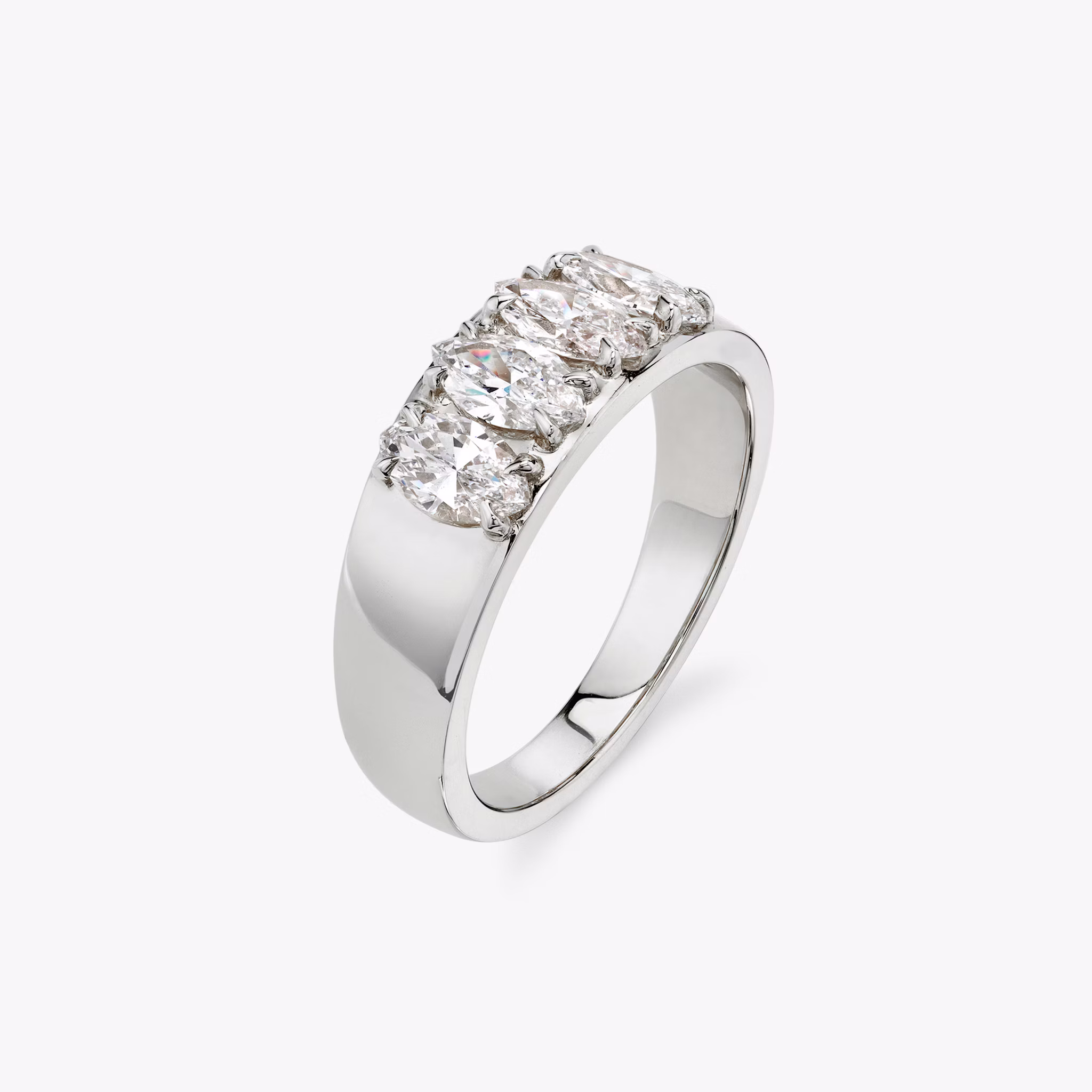 VRAI Tetrad Ring | Marquise | 14k | White Gold