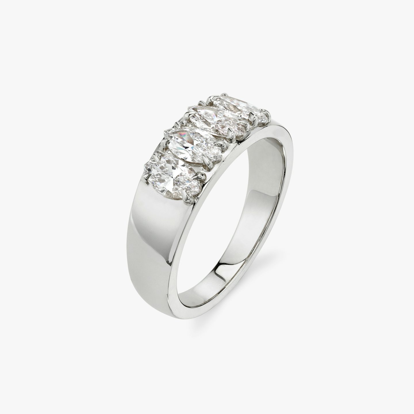 VRAI Tetrad Ring | Marquise | 14k | White Gold