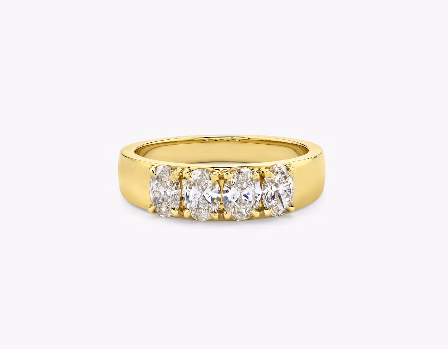 VRAI Tetrad Ring Oval | Yellow Gold