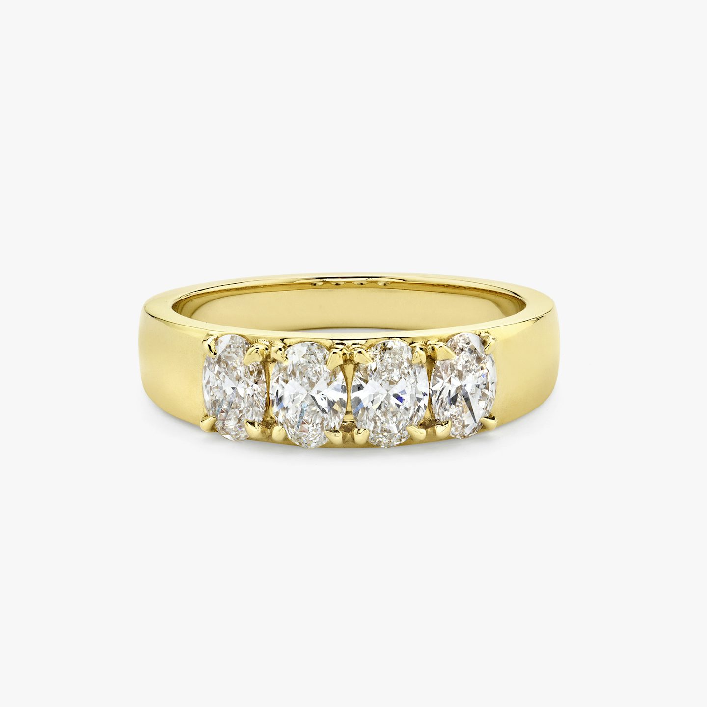 VRAI Tetrad Ring | Oval | 14k | Yellow Gold