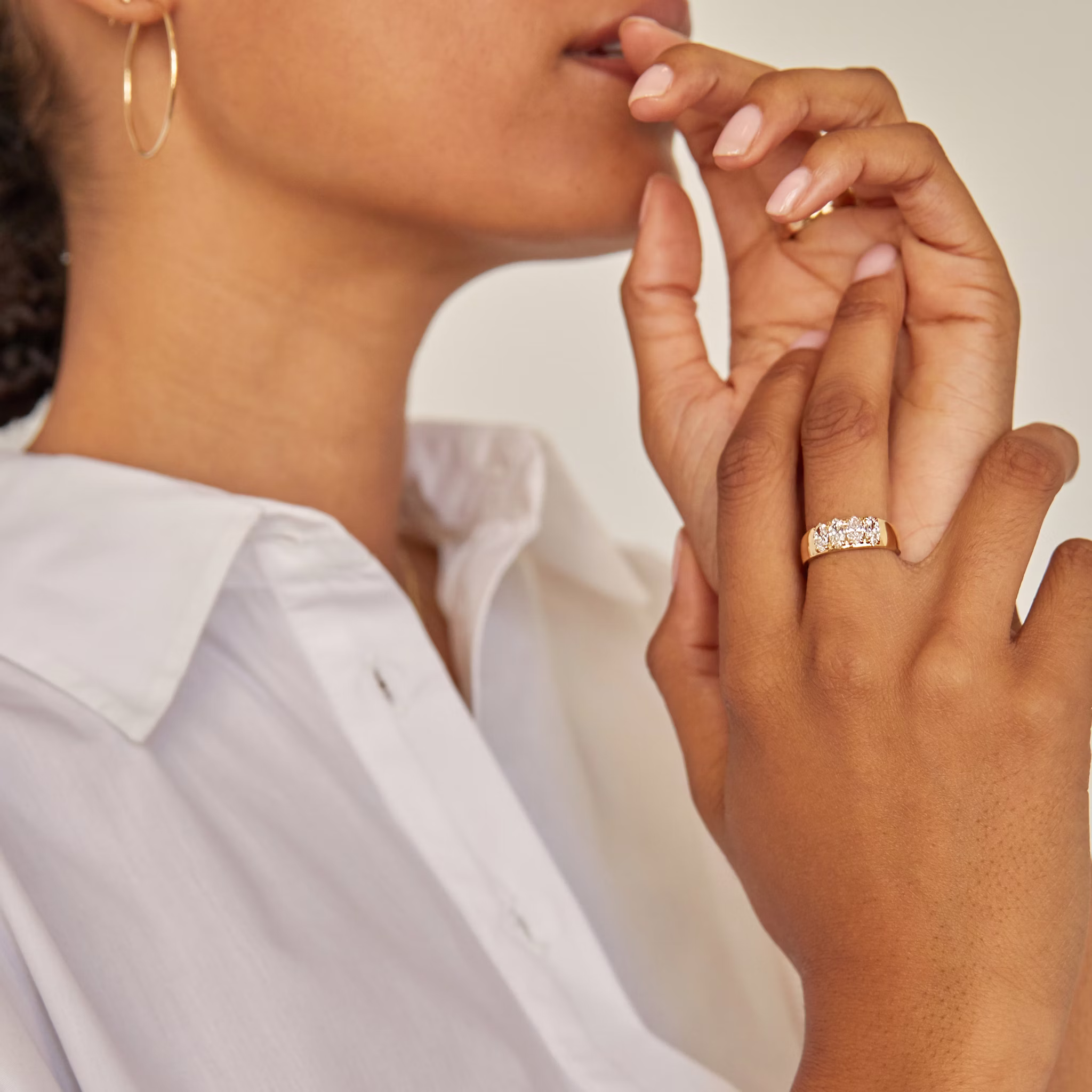 VRAI Tetrad Ring | Marquise | 14k | Rose Gold