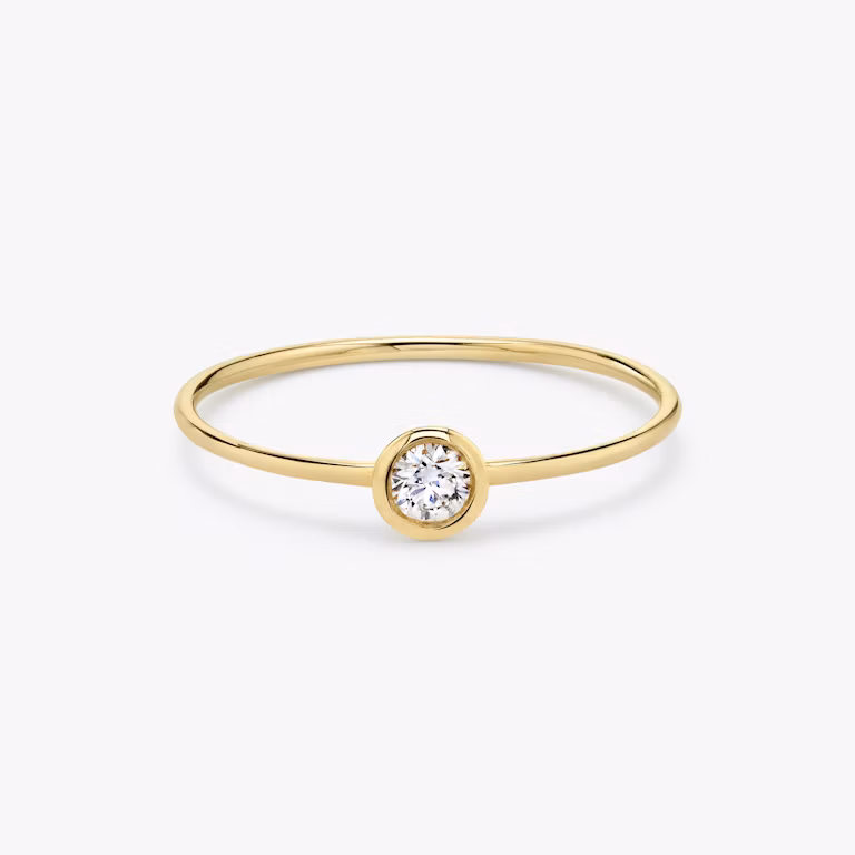 Diamond Bezel Ring