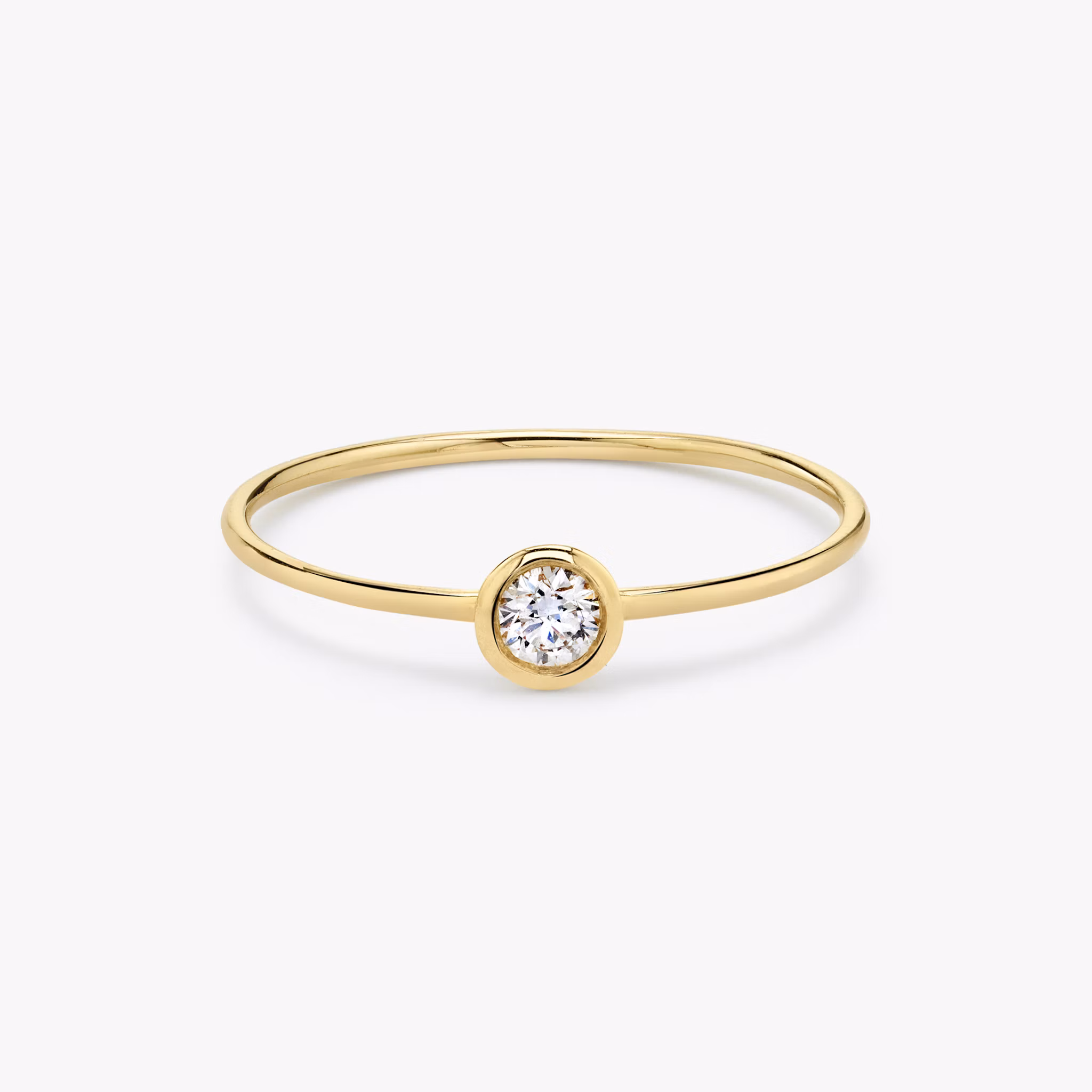 Diamond Bezel Ring