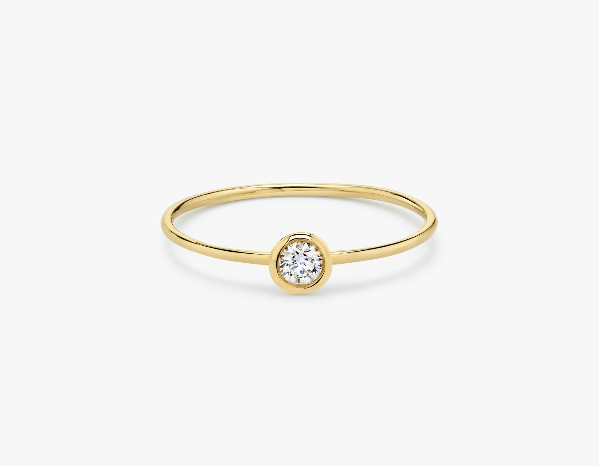 Diamond Bezel Ring