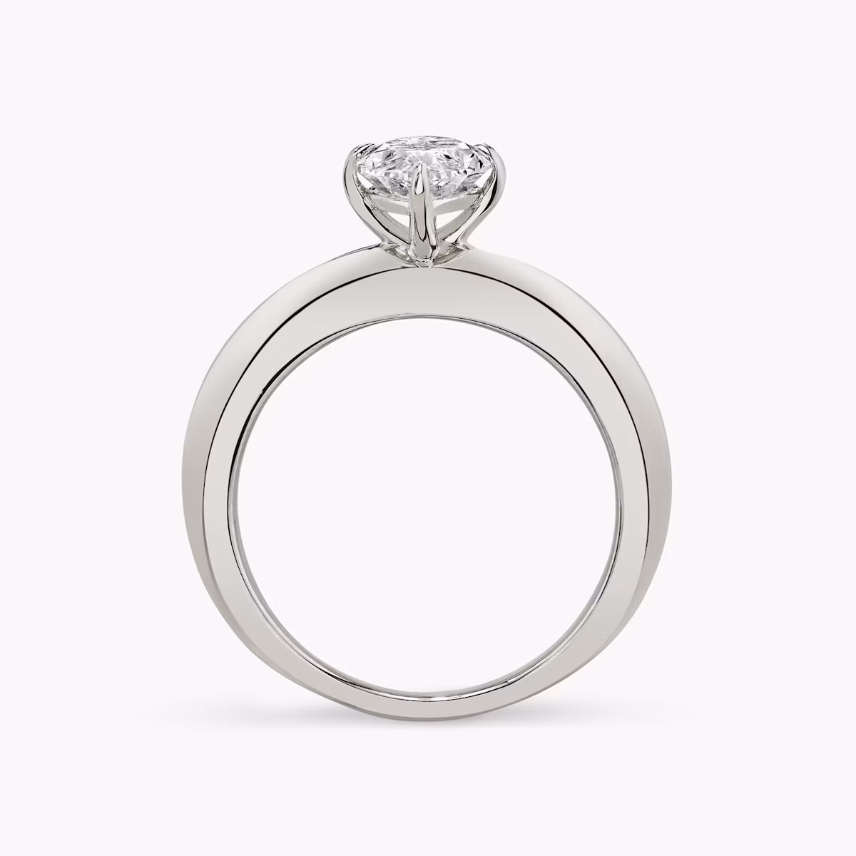 Curator | Marquise | 18k | Weißgold | bandAccent: Ohne Pavé-Besatz | diamondOrientation: vertical | caratWeight: other