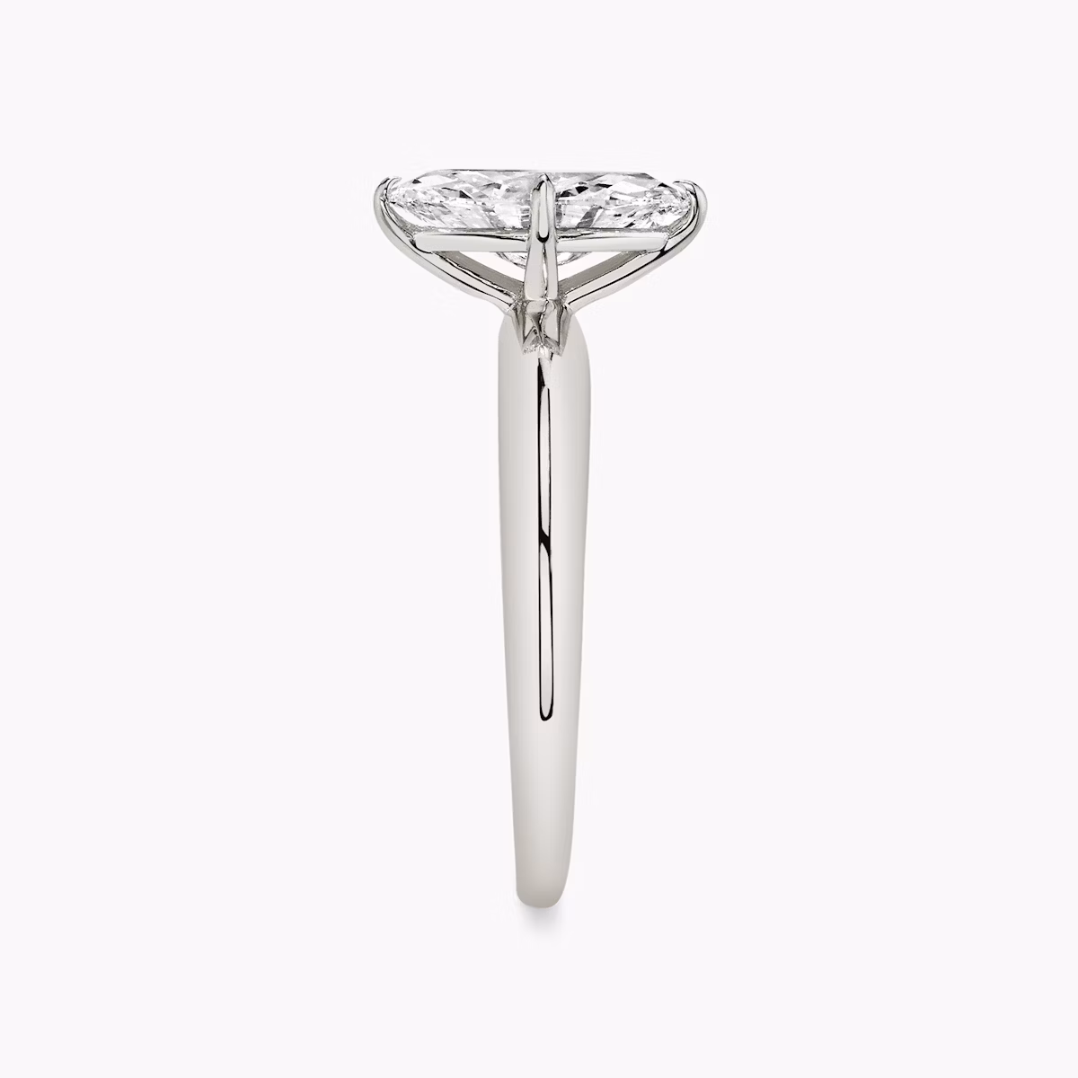 Curator | Marquise | 18k | Weißgold | bandAccent: Ohne Pavé-Besatz | diamondOrientation: vertical | caratWeight: other