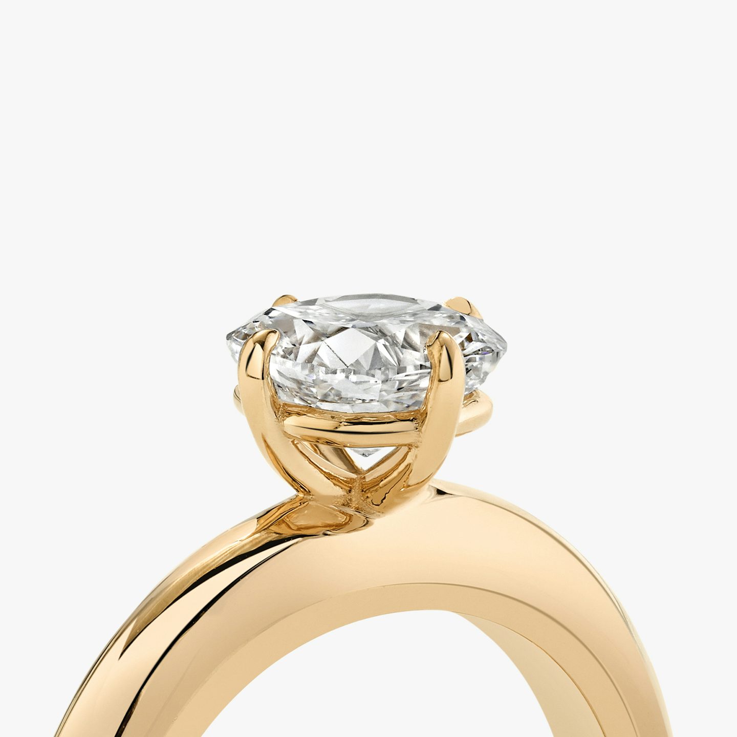 Curator | Cushion | 14k | Roségold | bandAccent: Ohne Pavé-Besatz | diamondOrientation: vertical | caratWeight: other