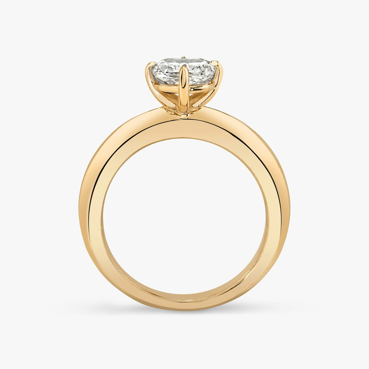 Curator | Cushion | 14k | Roségold | bandAccent: Ohne Pavé-Besatz | diamondOrientation: vertical | caratWeight: other