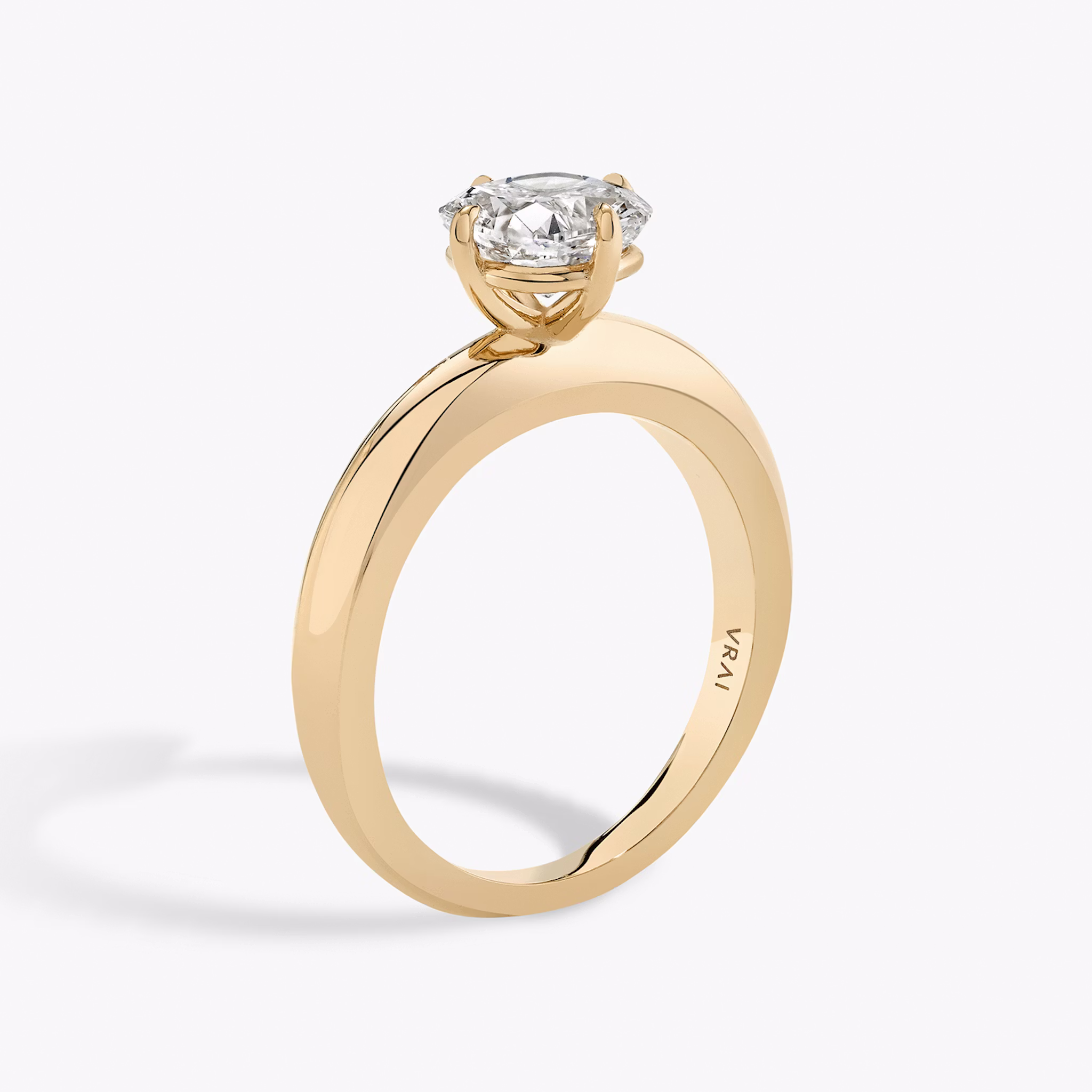 The Curator | Cushion | 14k | Rose Gold | bandAccent: Plain | diamondOrientation: vertical | caratWeight: other