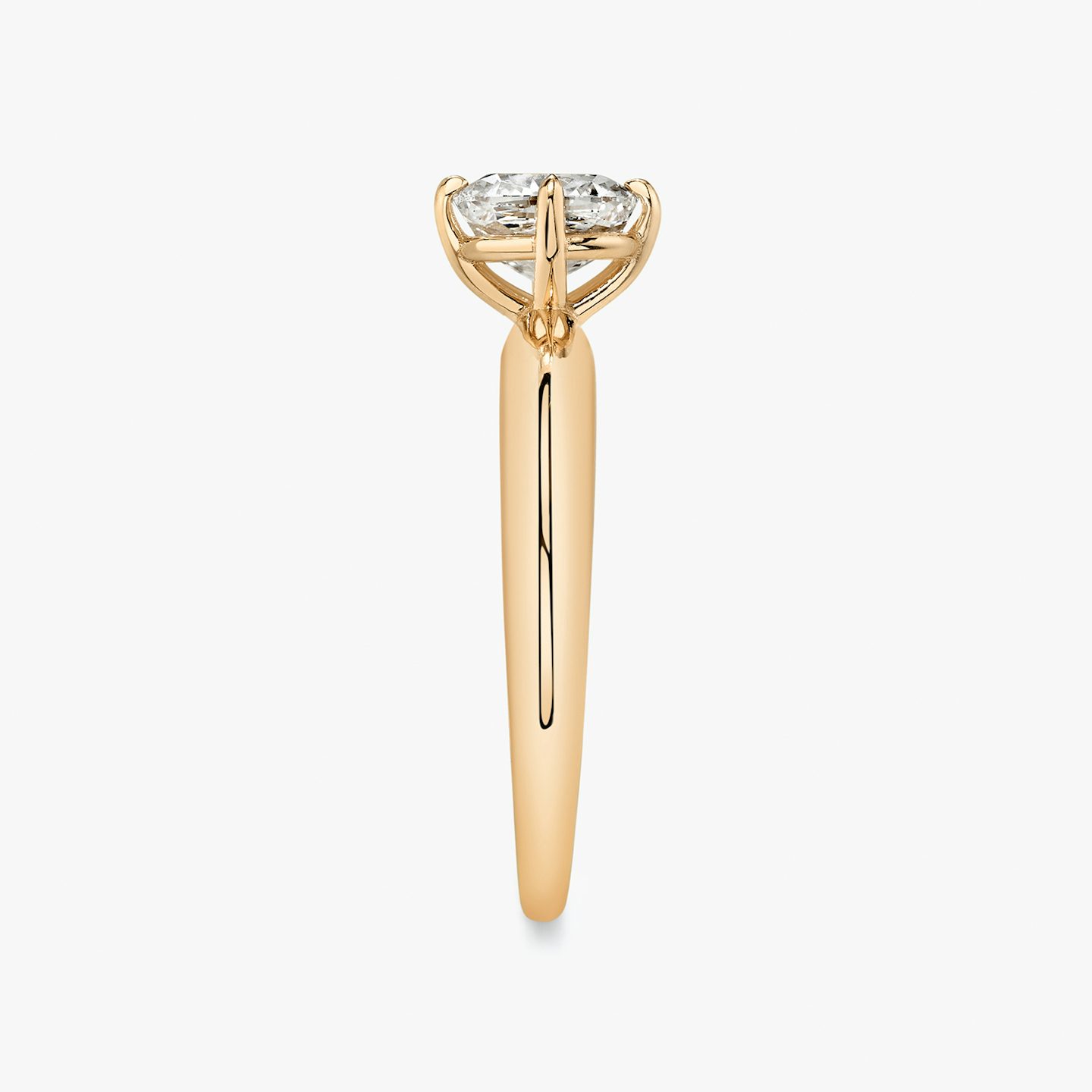 Curator | Cushion | 14k | Roségold | bandAccent: Ohne Pavé-Besatz | diamondOrientation: vertical | caratWeight: other