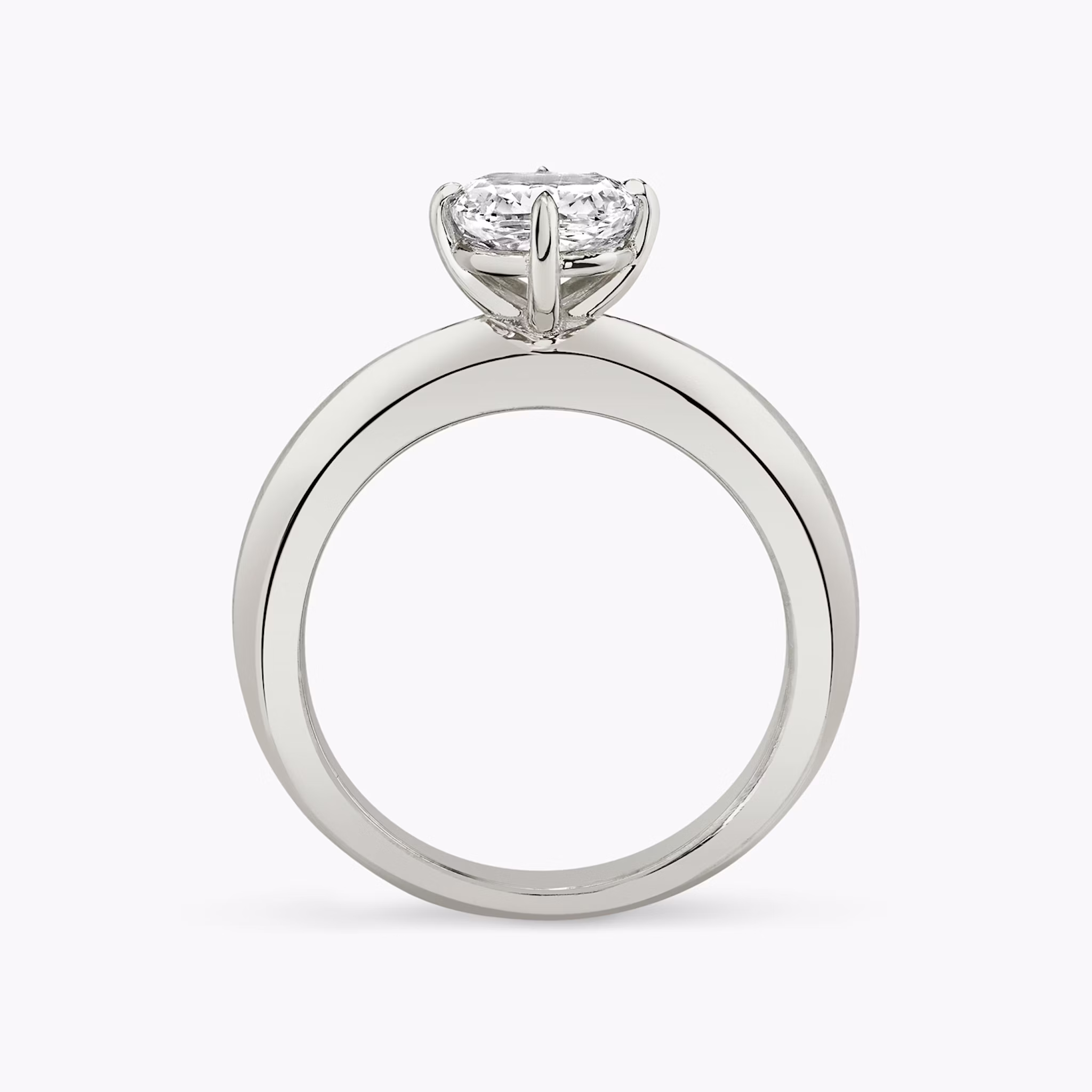 The Curator | Cushion | Platinum | bandAccent: Plain | diamondOrientation: vertical | caratWeight: other