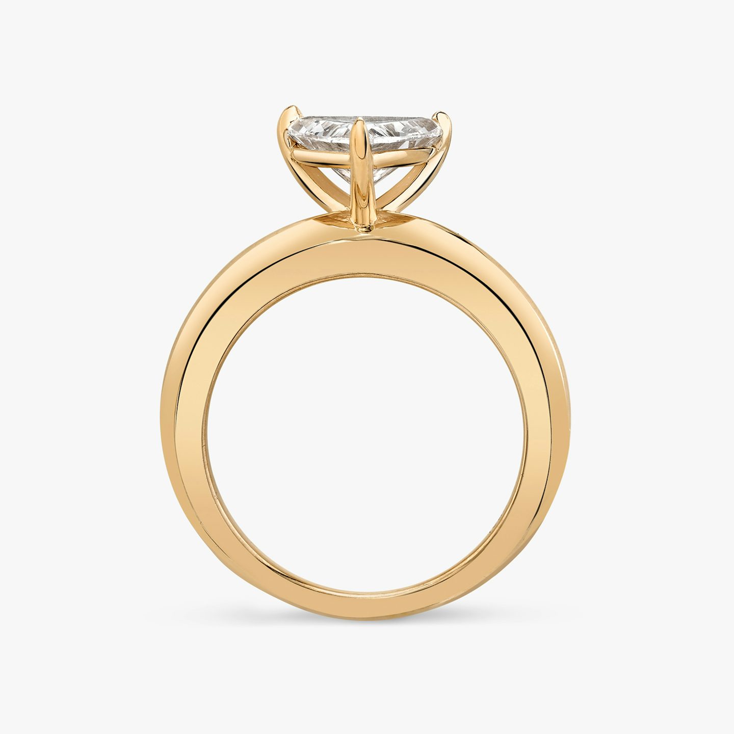 The Curator | Trillion | 14k | Rose Gold | bandAccent: Plain | diamondOrientation: vertical | caratWeight: other
