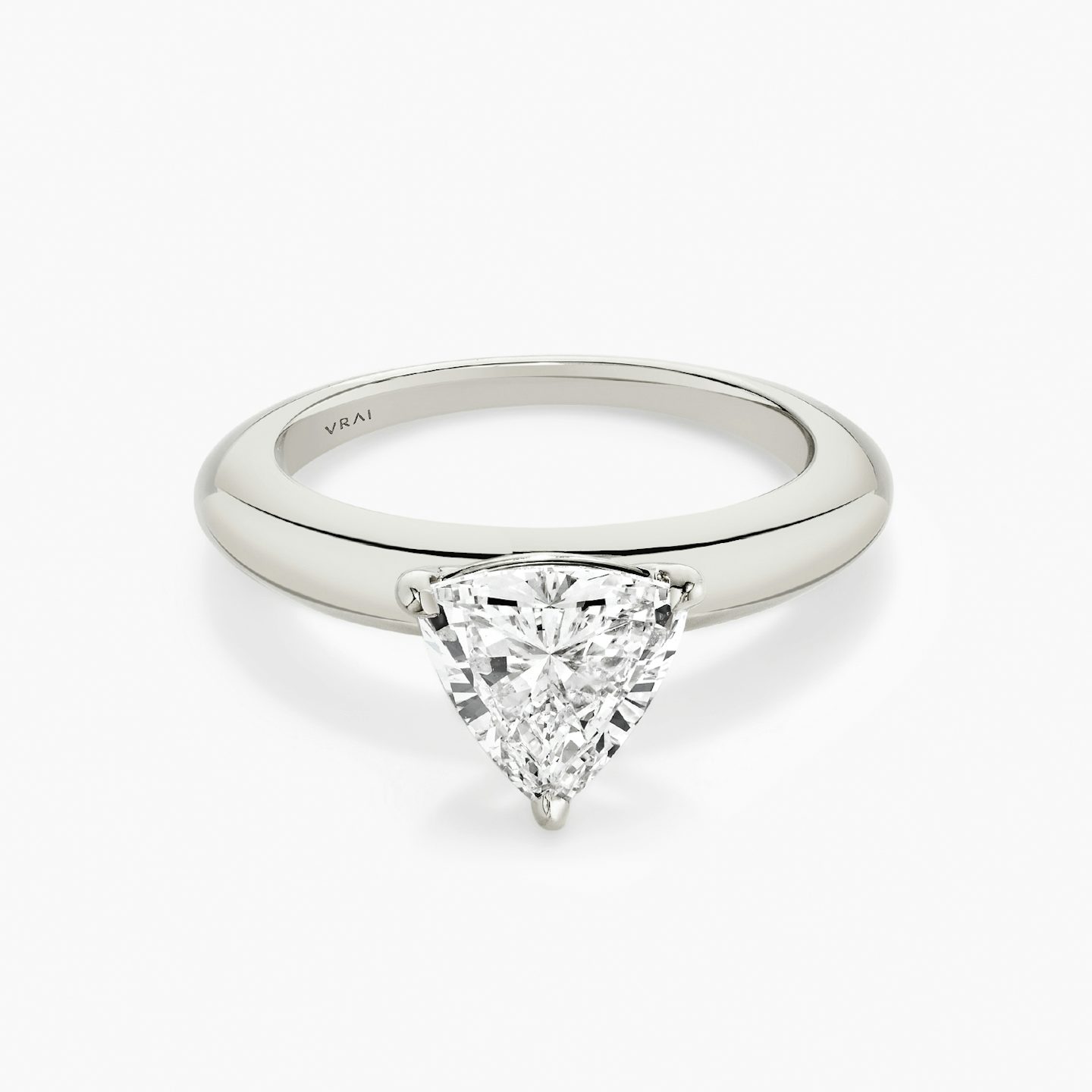 The Curator | Trillion | Platinum | bandAccent: Plain | diamondOrientation: vertical | caratWeight: other